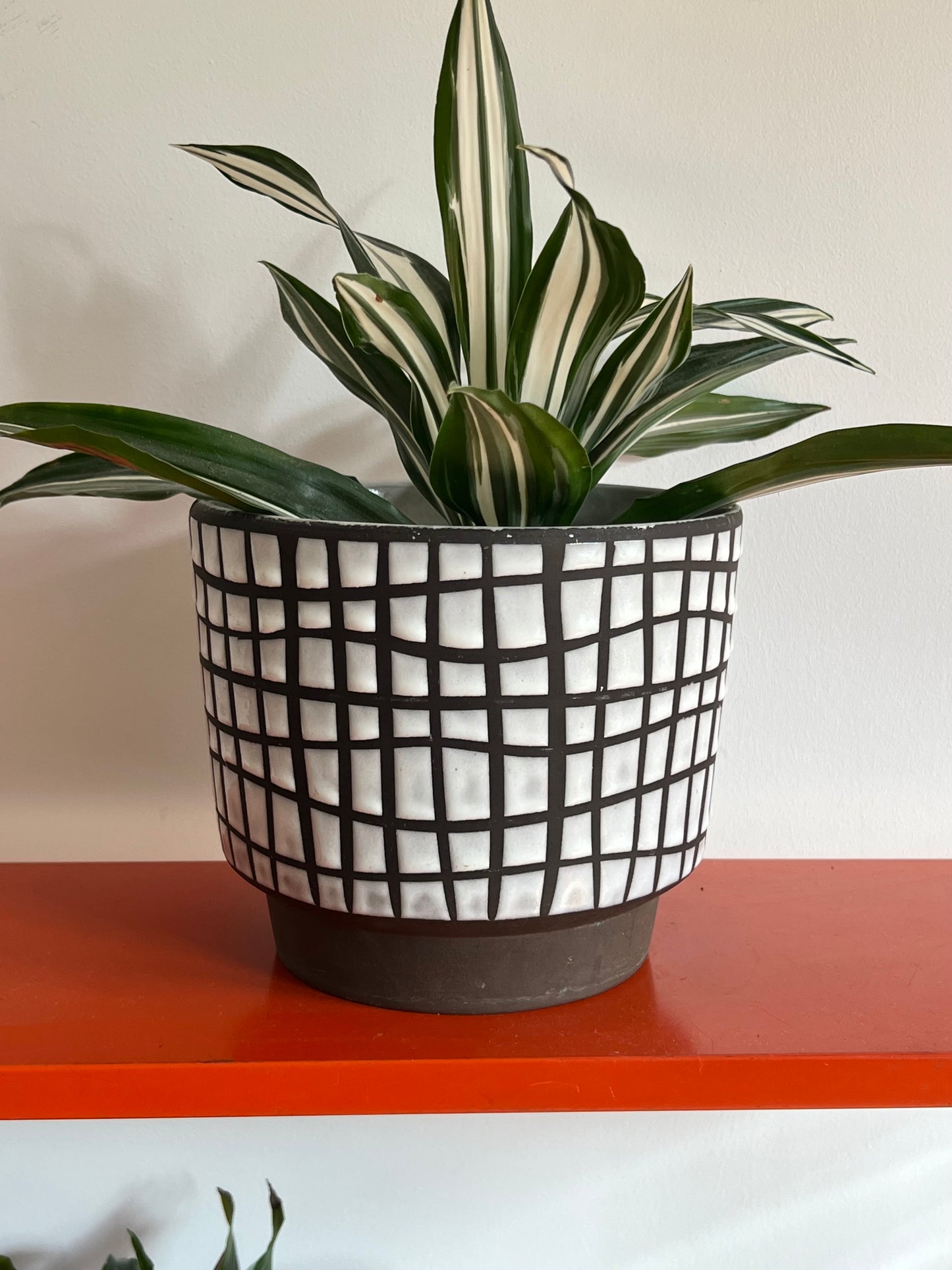 Mid Century West German Patterned Planter