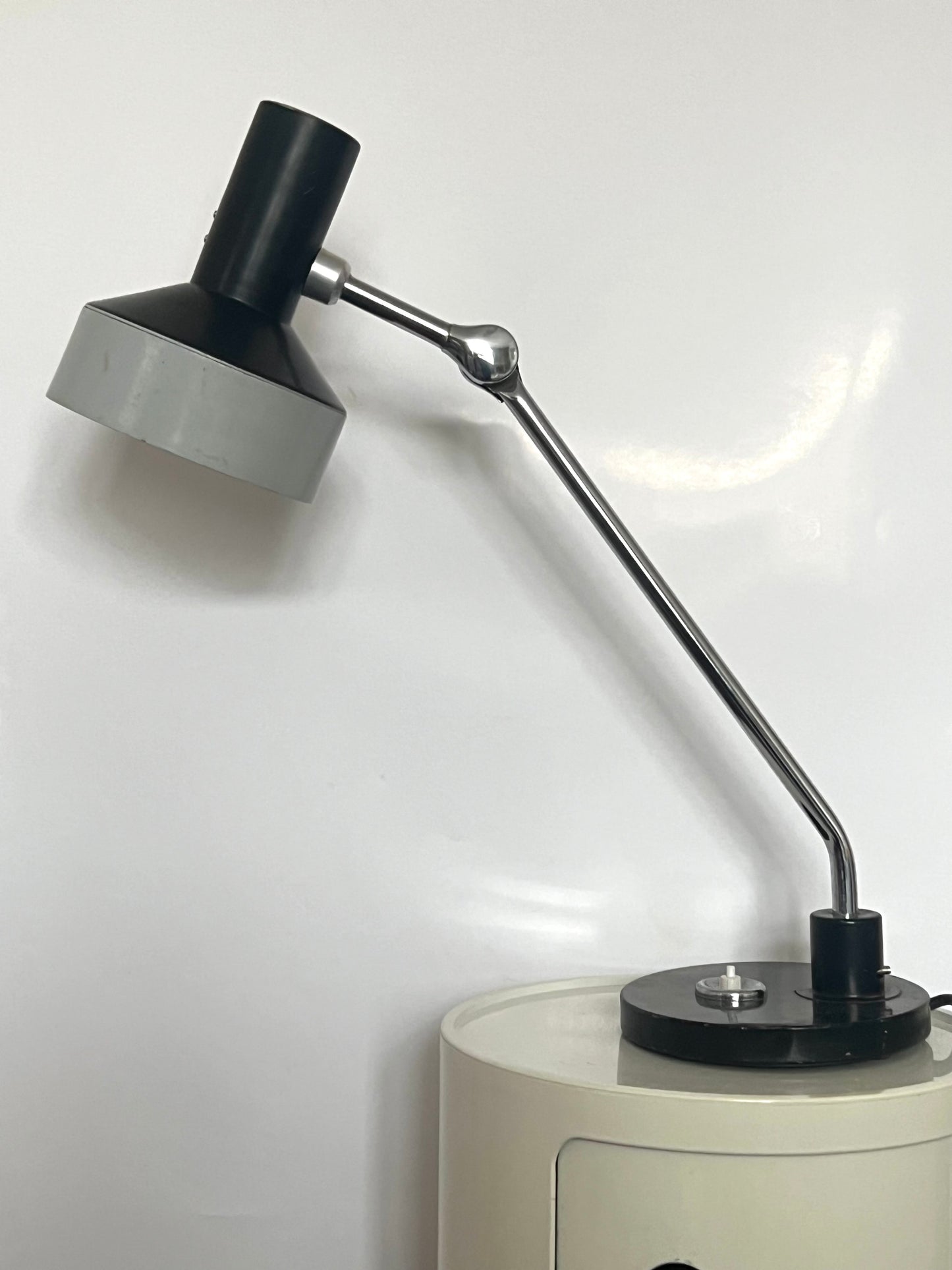 Vintage Mid Century Adjustable Table Lamp by Jumo