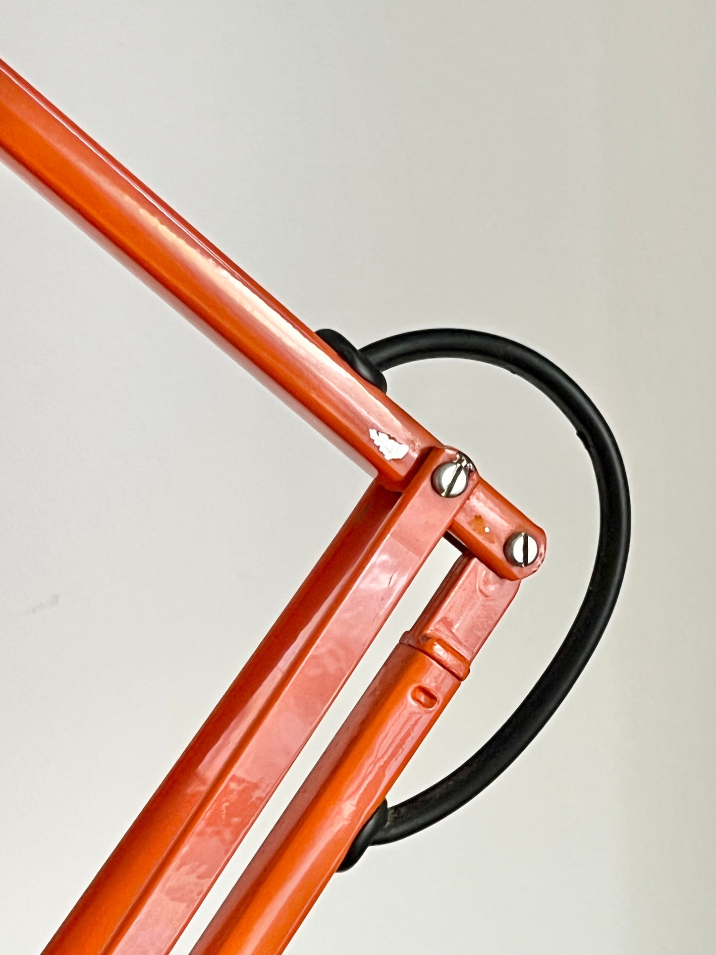 Vintage Herbert Terry Anglepoise 90 Orange Desk Lamp