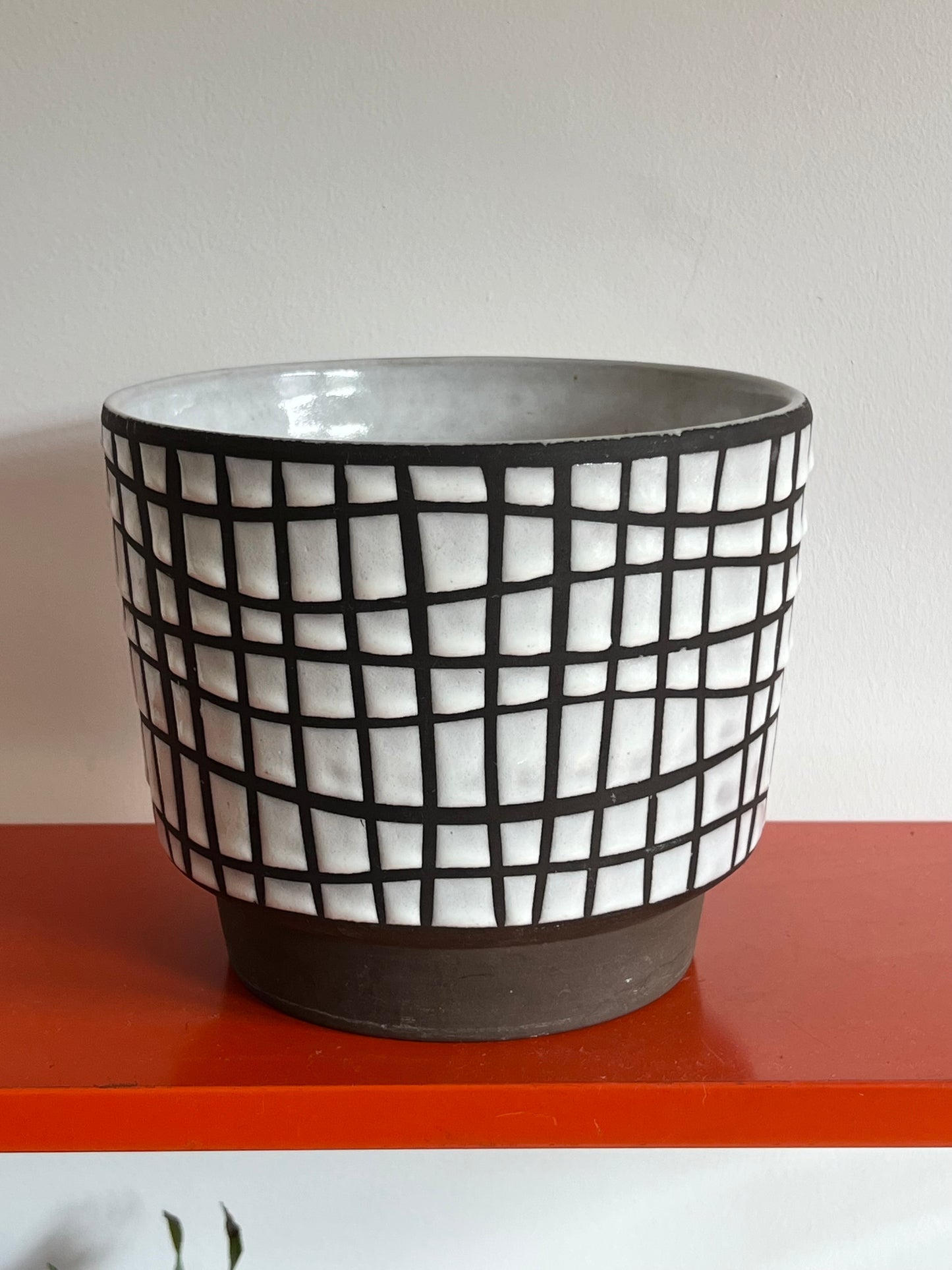 Mid Century West German Patterned Planter