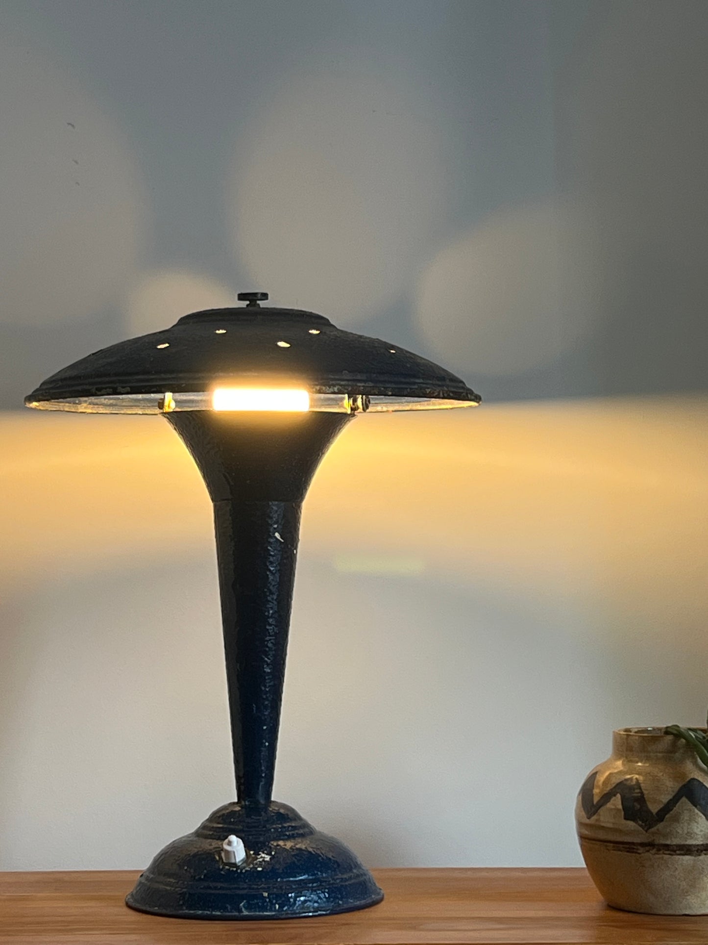 Art Deco Mushroom Table Lamp