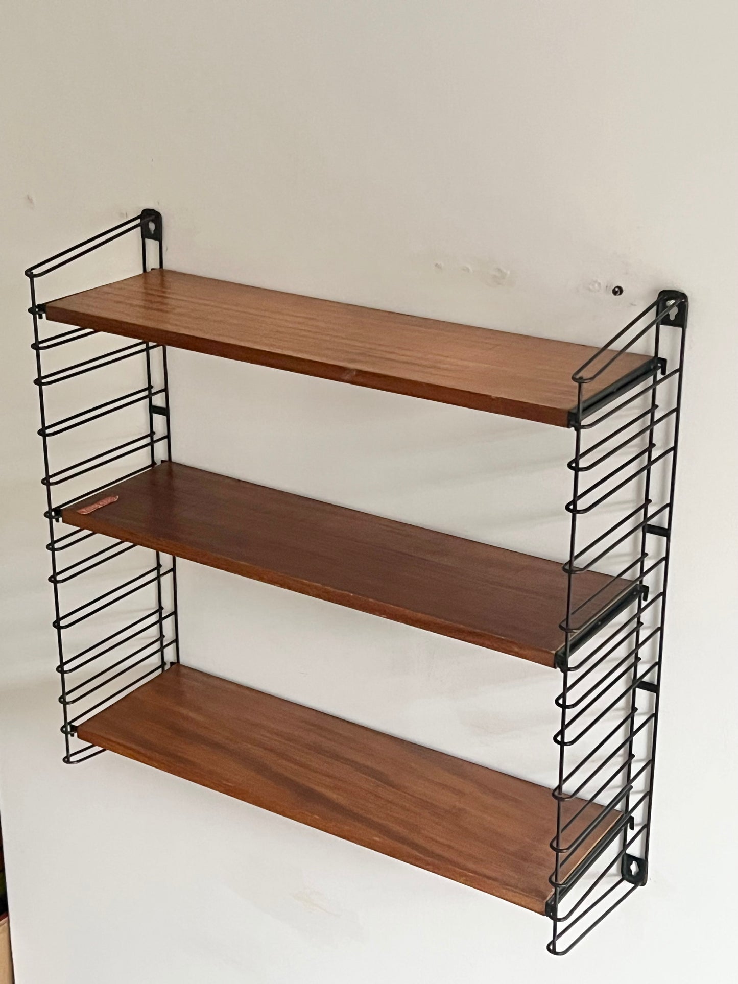 Vintage Mid Century Tomado String Shelving Unit