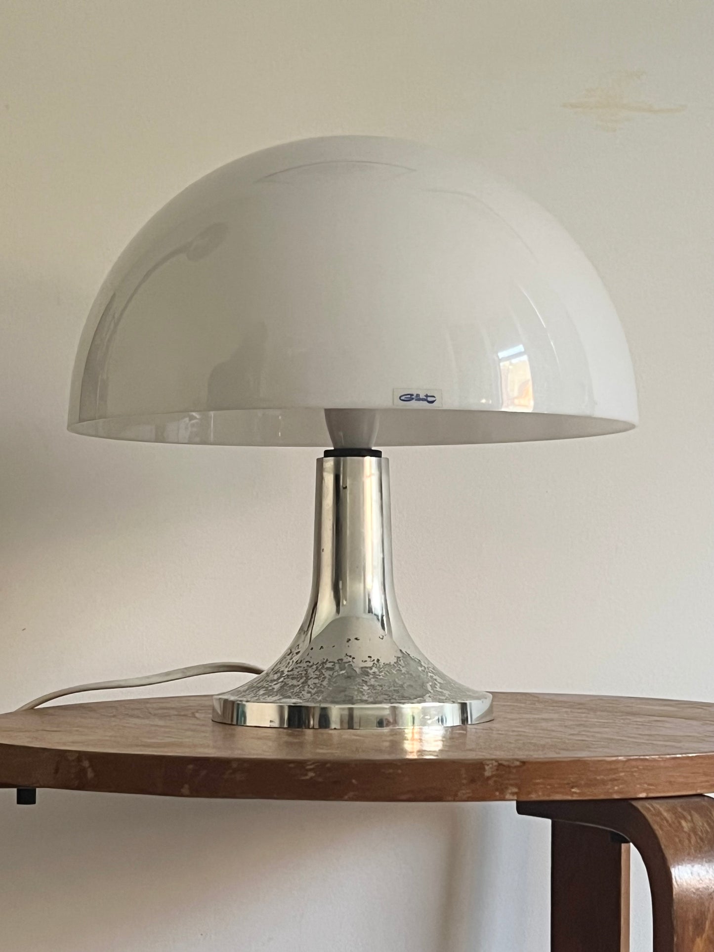 Mid Century Space Age Mushroom Lamp by Gilbert