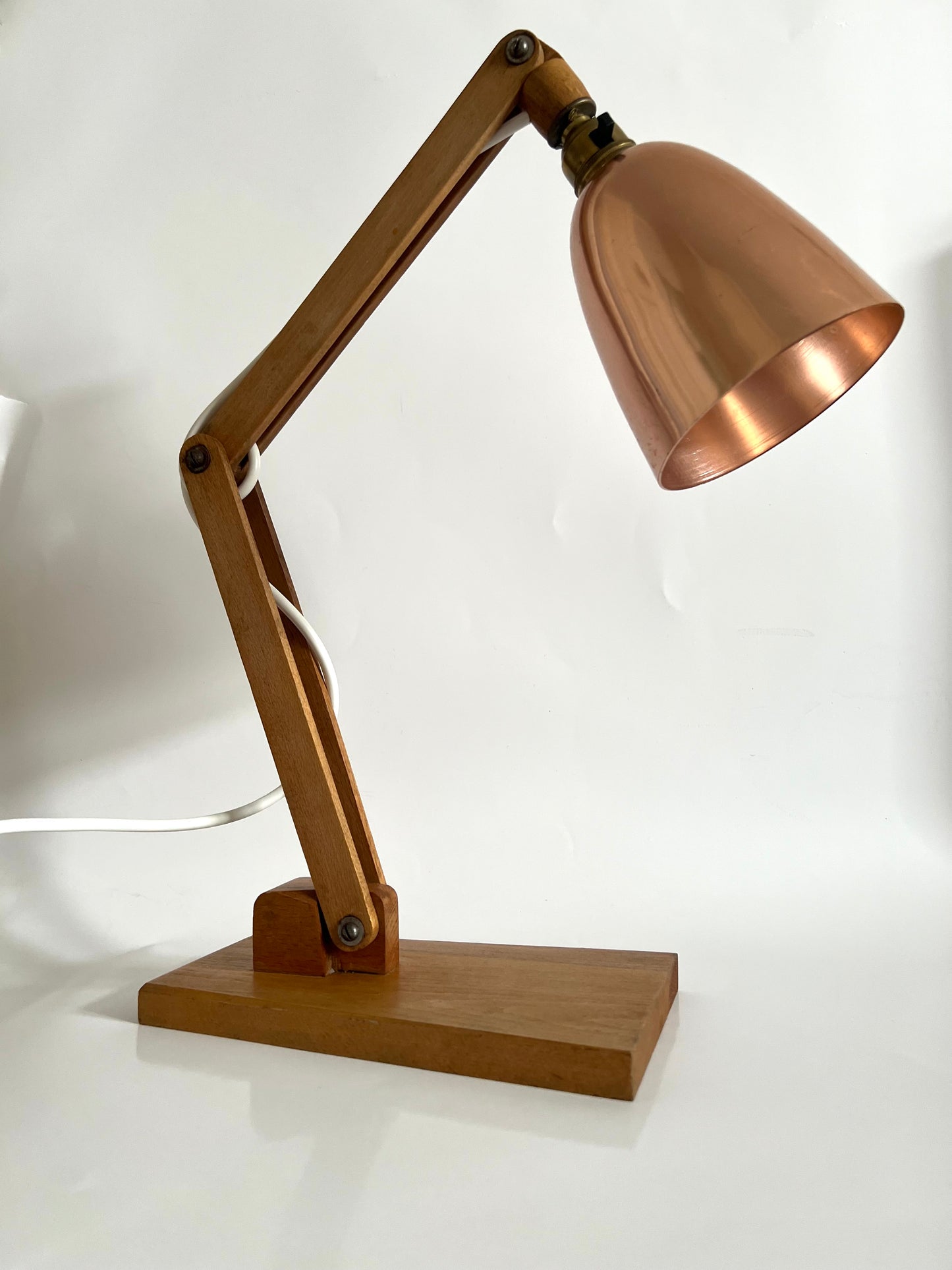 Vintage Mid Century Adjustable Table Lamp