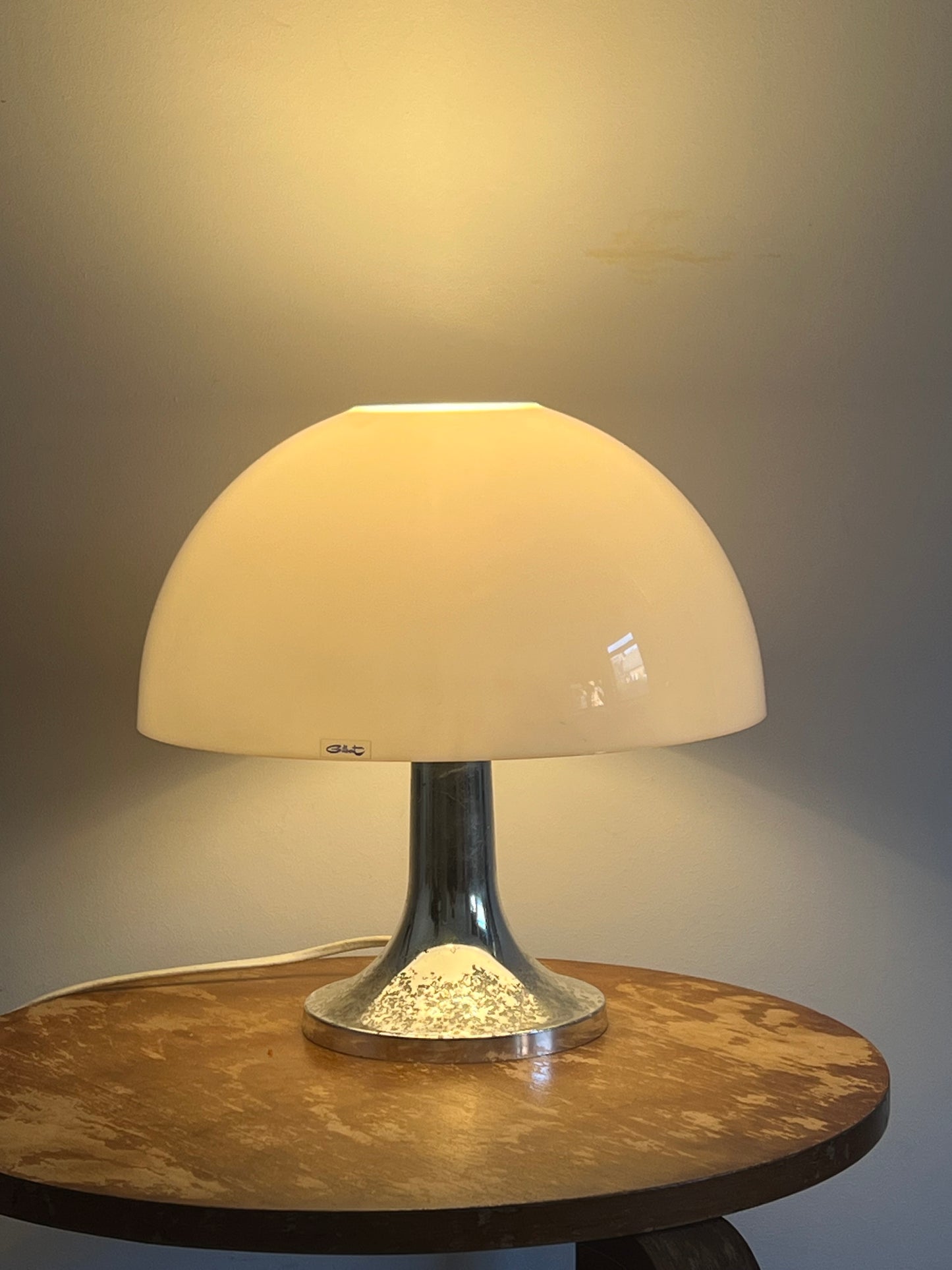 Mid Century Space Age Mushroom Lamp by Gilbert
