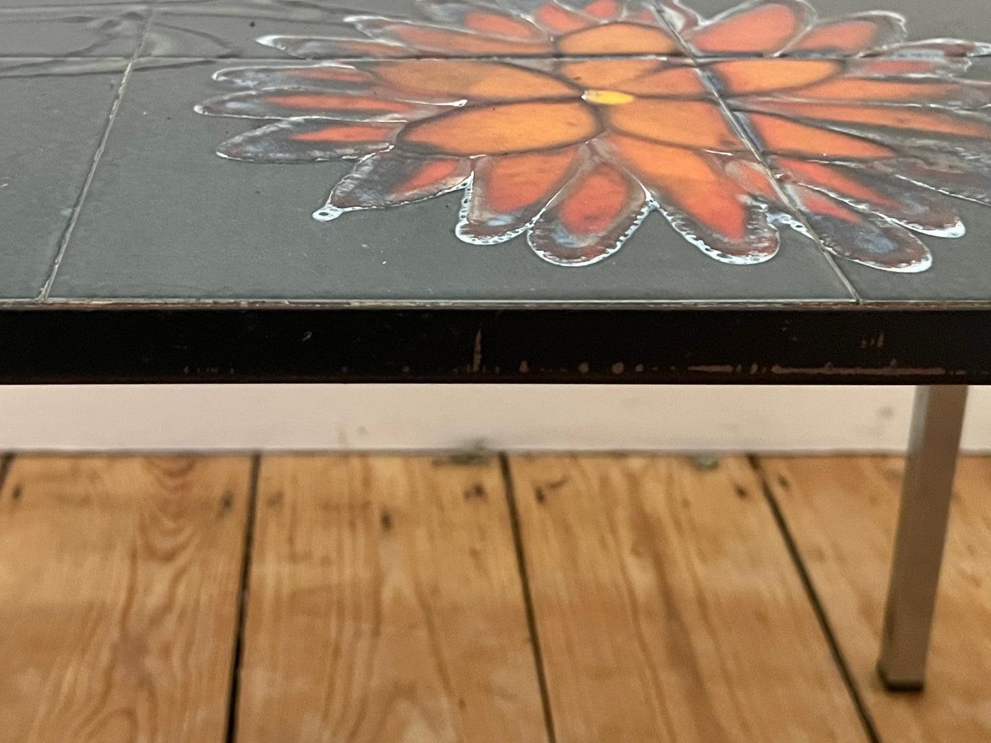 Mid Century Tiled Side Table 
By Juliette Belarti for Adri