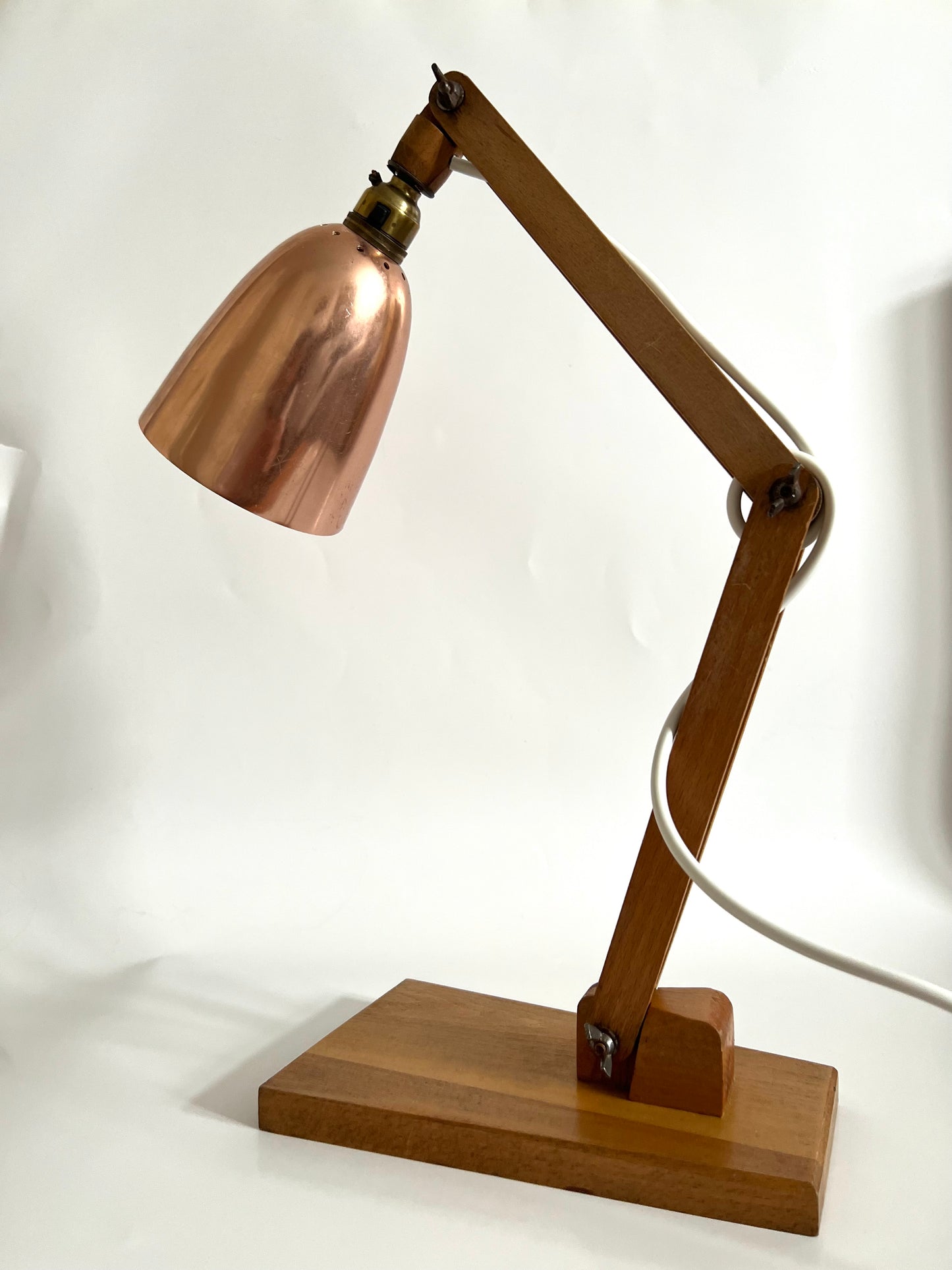 Vintage Mid Century Adjustable Table Lamp