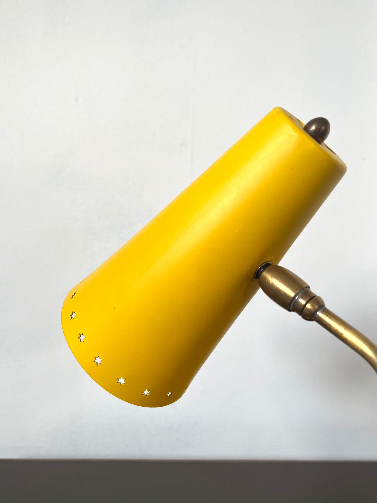 Mid Century Yellow Desk Lamp by Hala Zeist