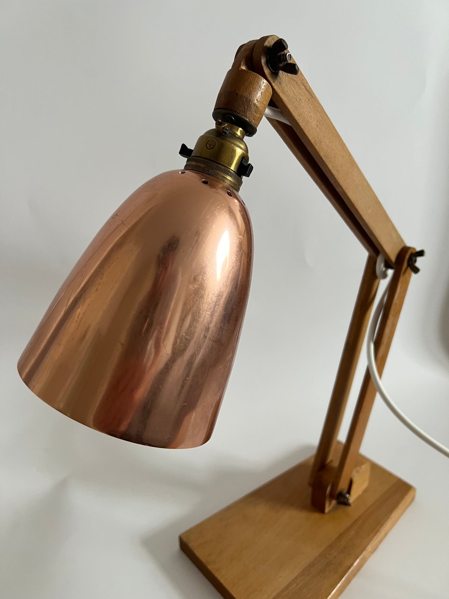 Vintage Mid Century Adjustable Table Lamp