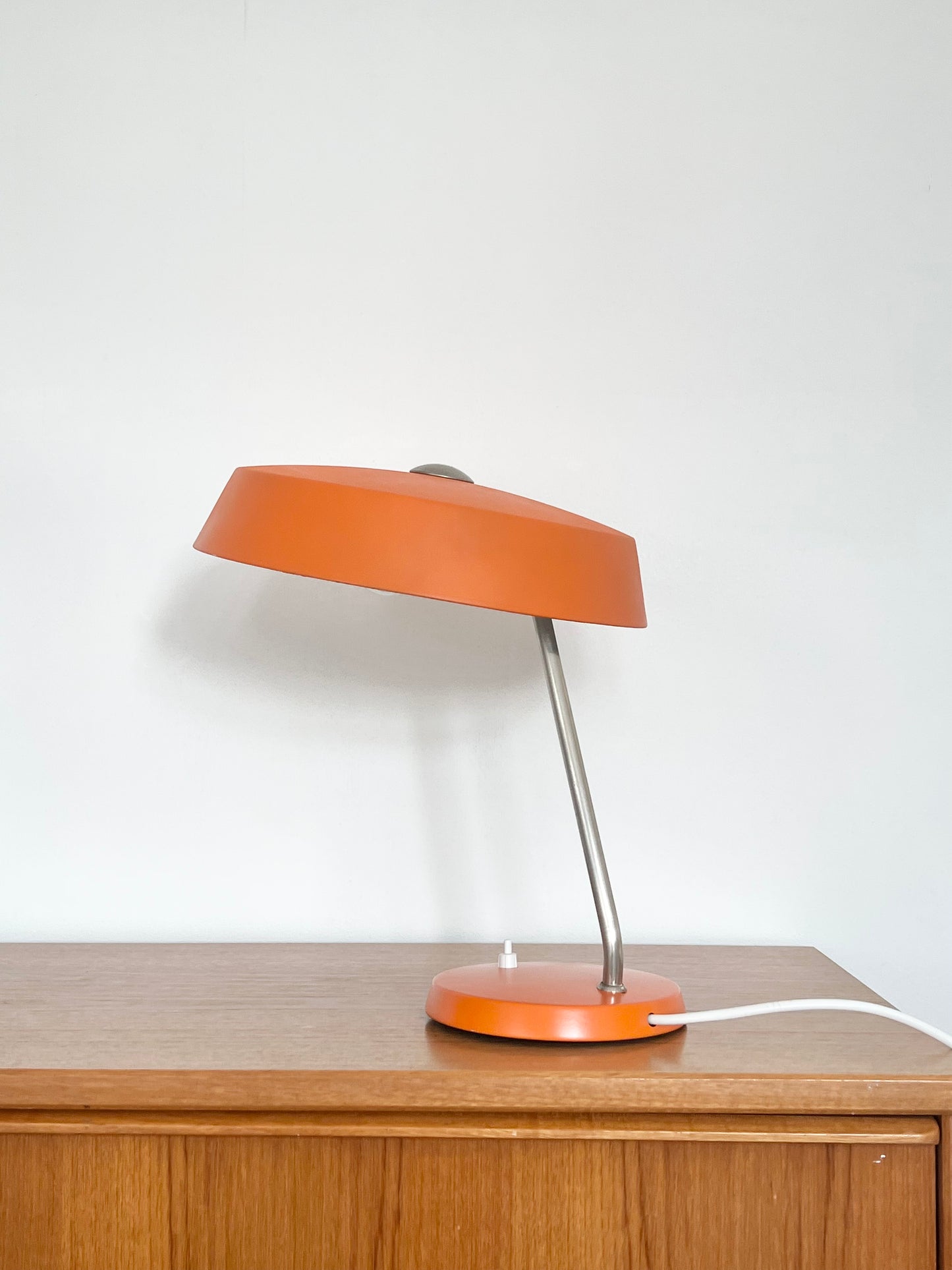 Mid Century Orange Table Lamp