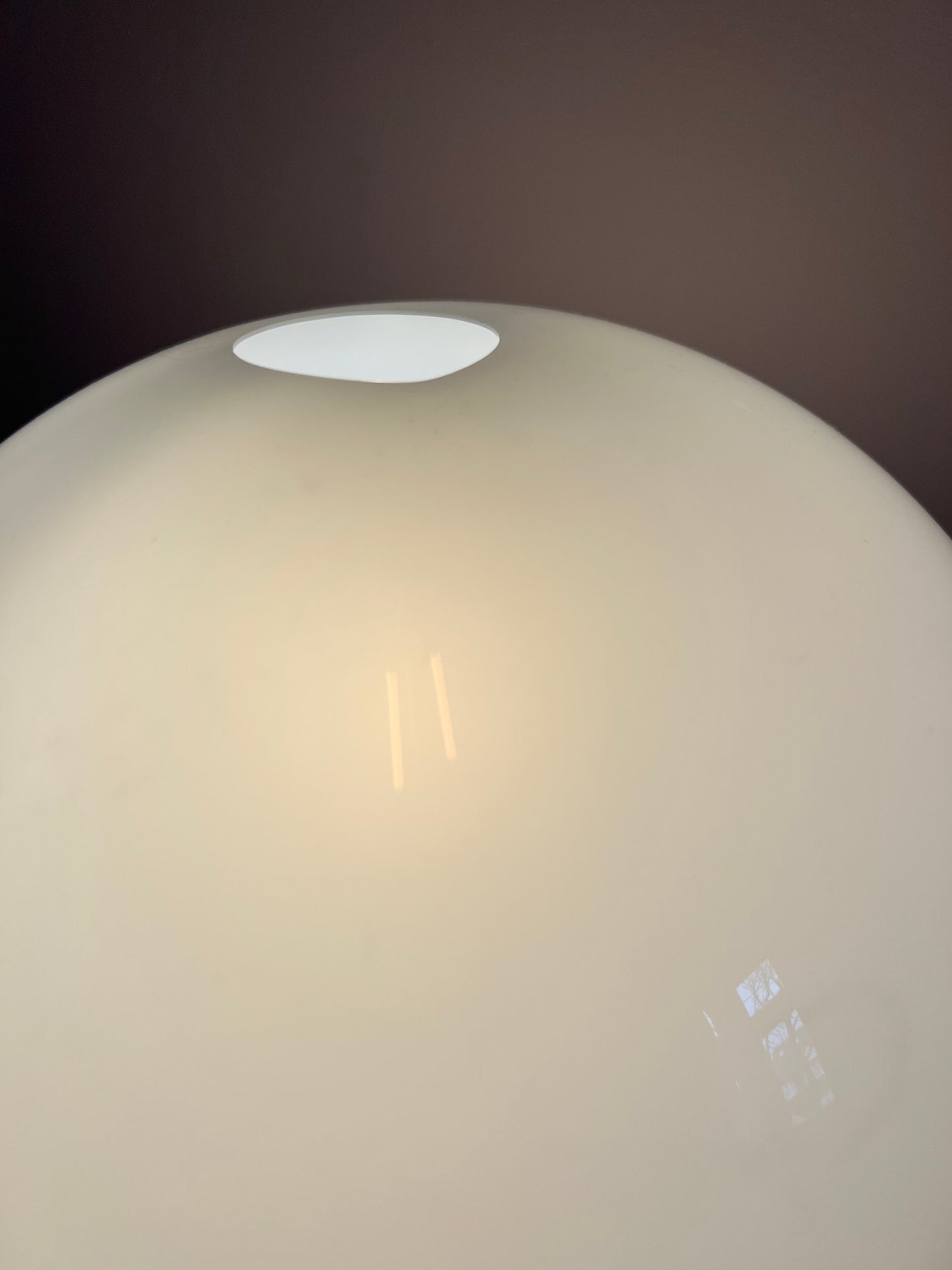 Mid Century White Mushroom lamp