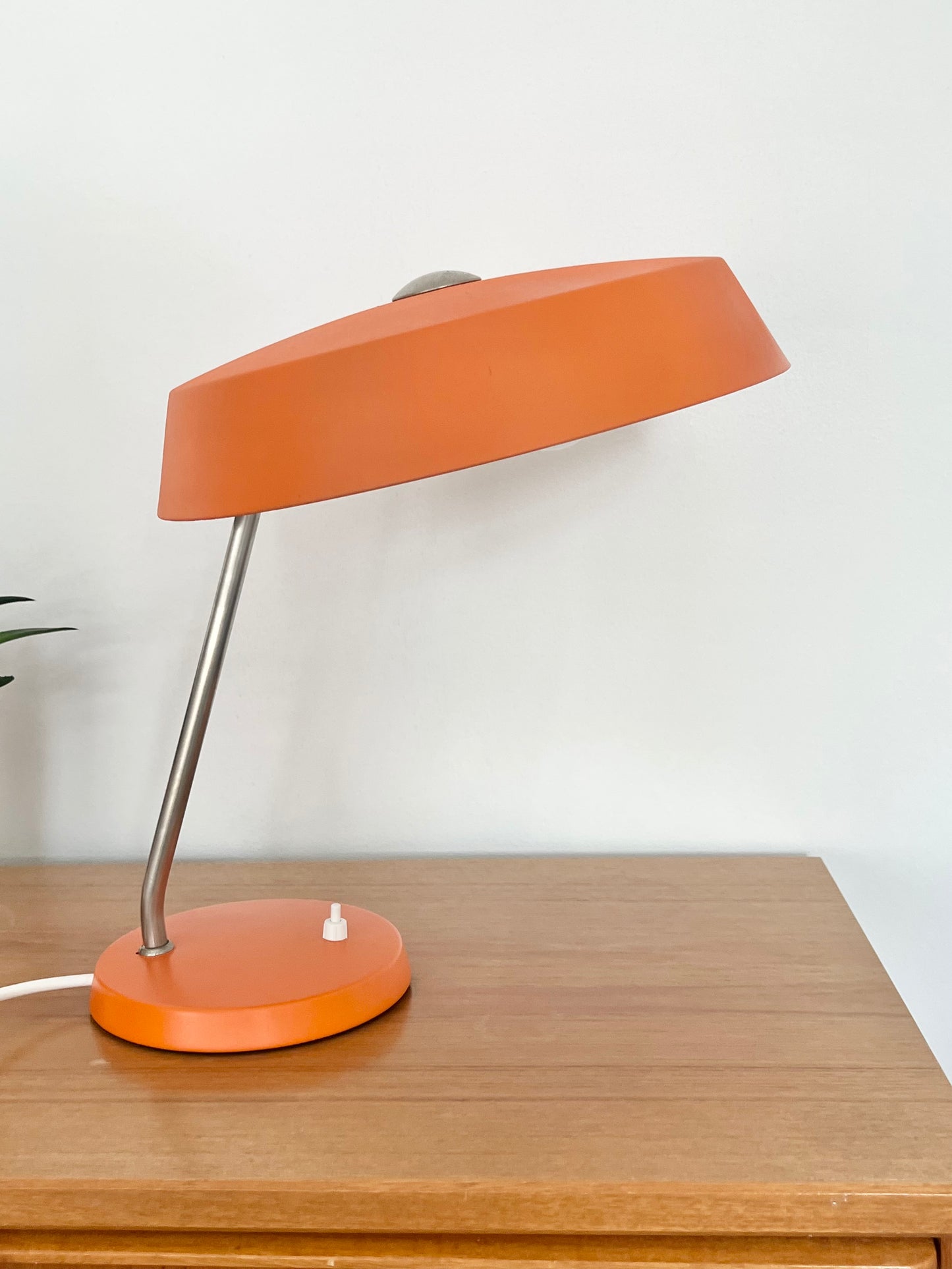 Mid Century Orange Table Lamp