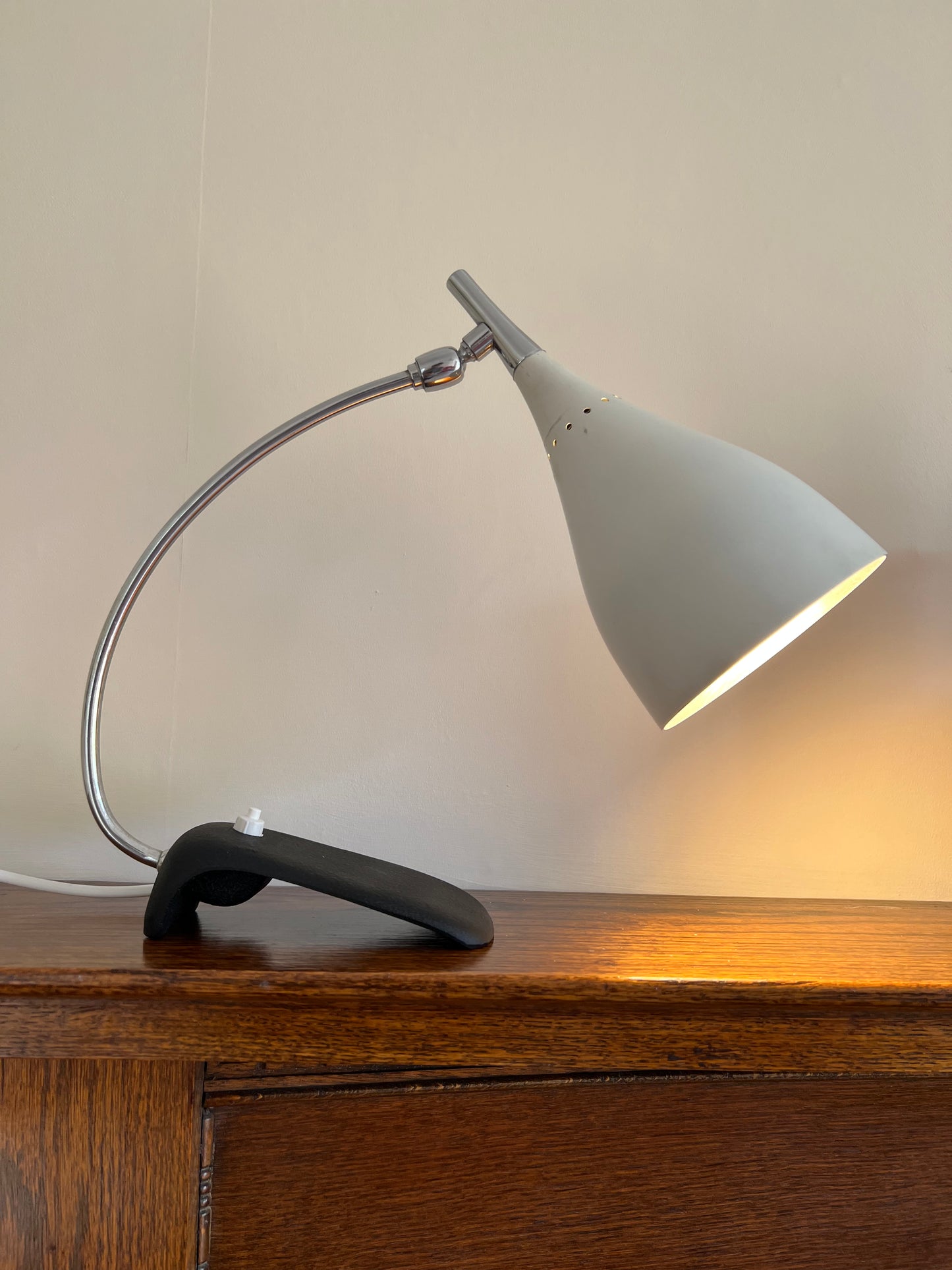 Mid Century Table Lamp by Louis Kalff for Gebrüder Cosack