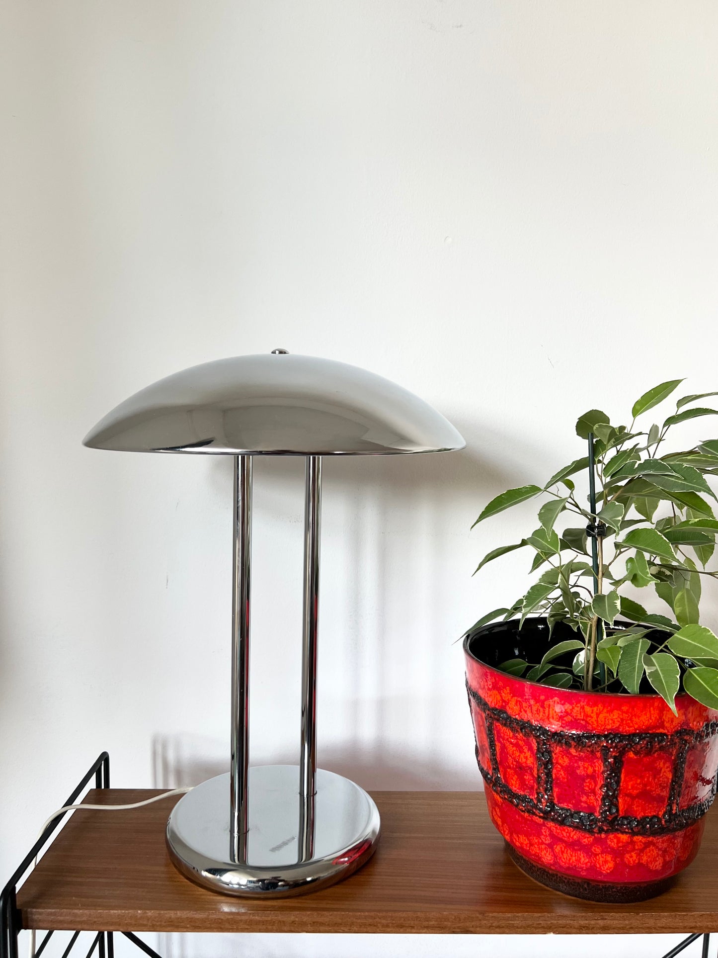 Vintage 80’s IKEA Chrome Desk Lamp by Robert Sonneman