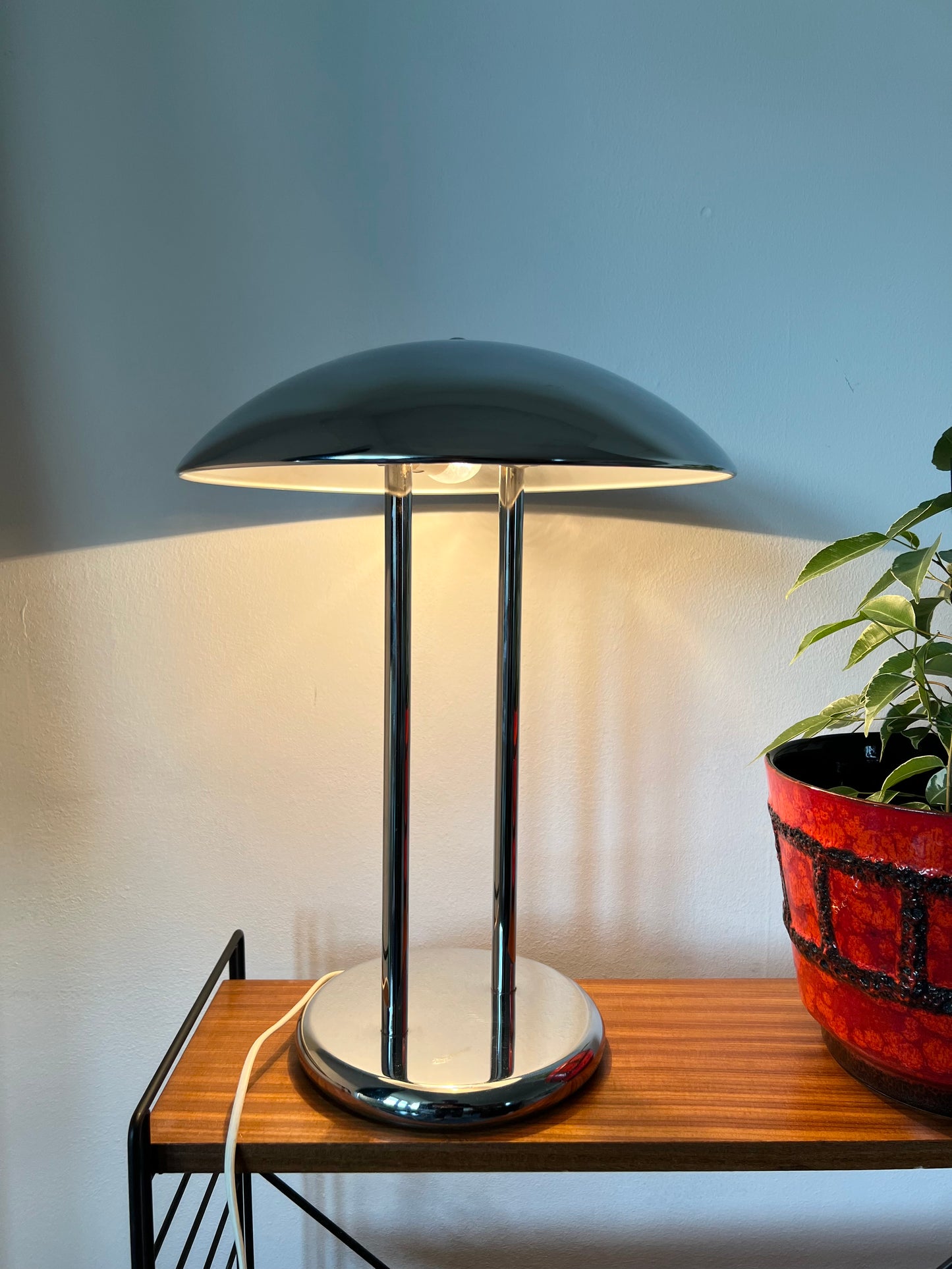 Vintage 80’s IKEA Chrome Desk Lamp by Robert Sonneman