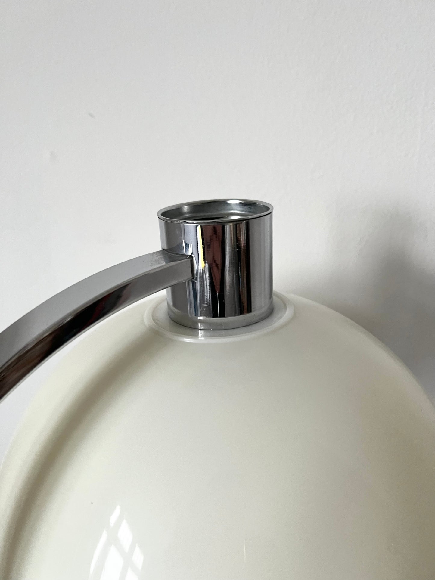 Mid Century 70’s Guzzini style Chrome Table Lamp