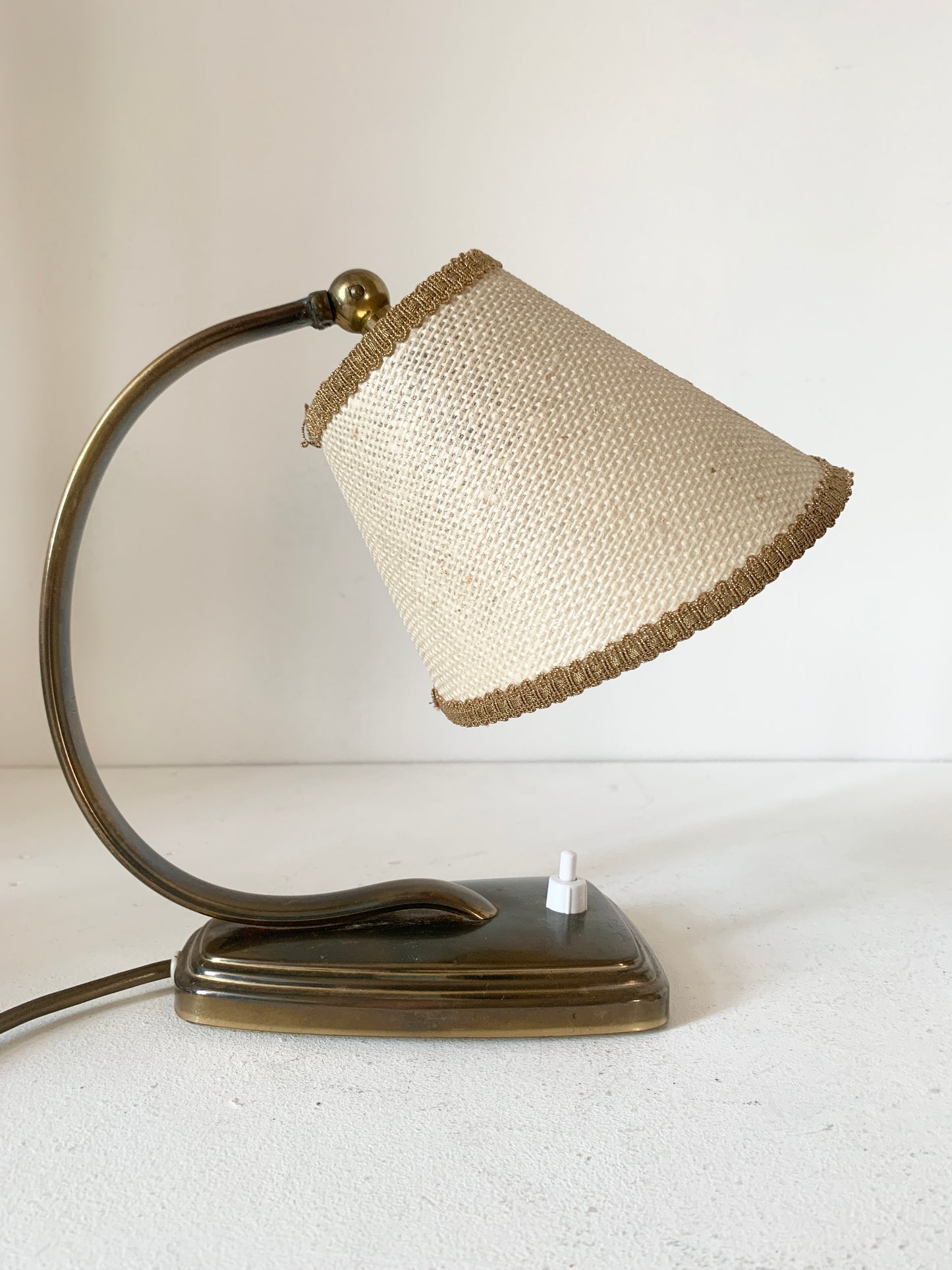 Pair Of Mid Century Adjustable Desk/Bedside Lamps