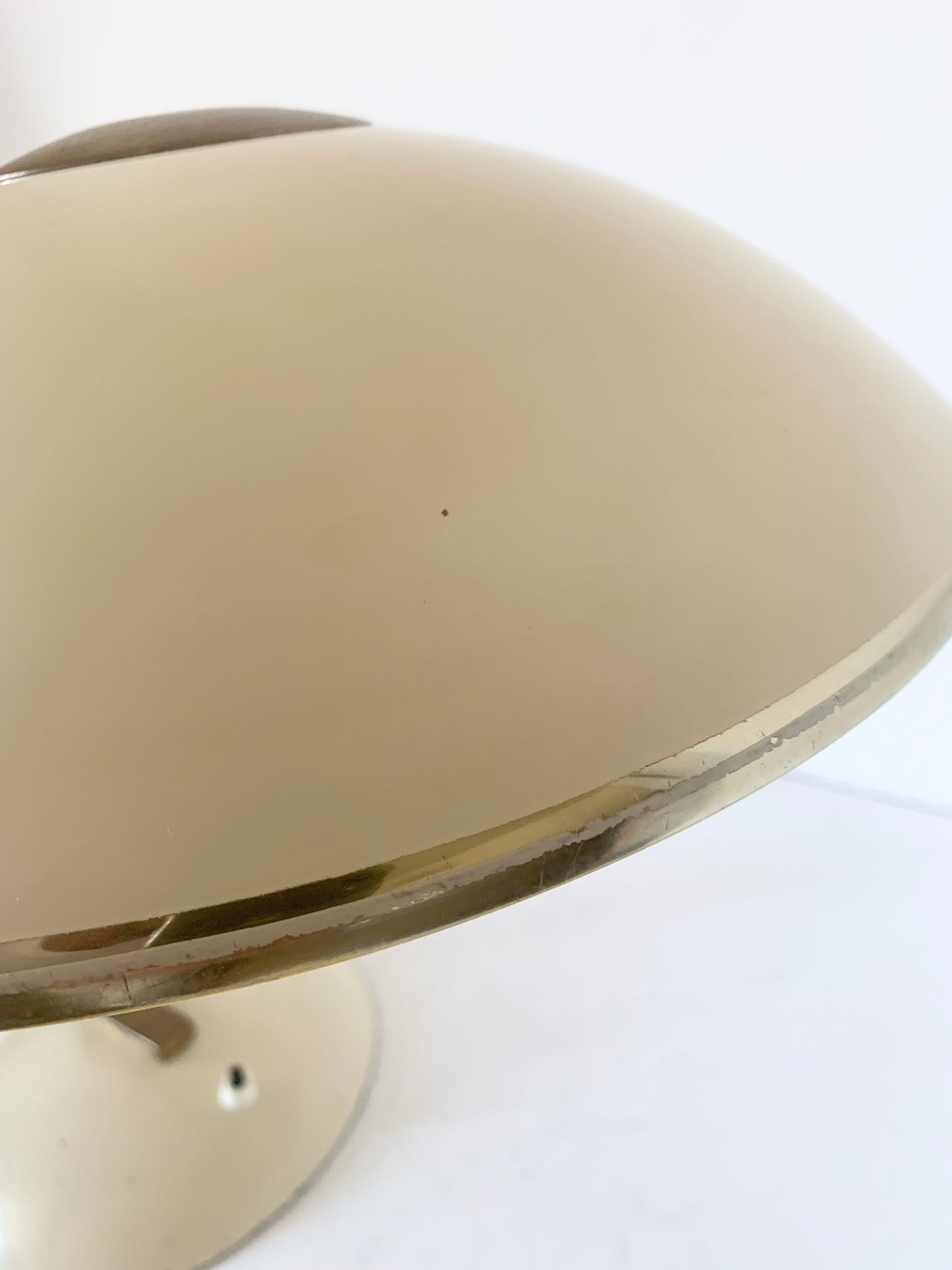 Mid Century Art Deco Bauhaus Flying Saucer Table Lamp by SIS