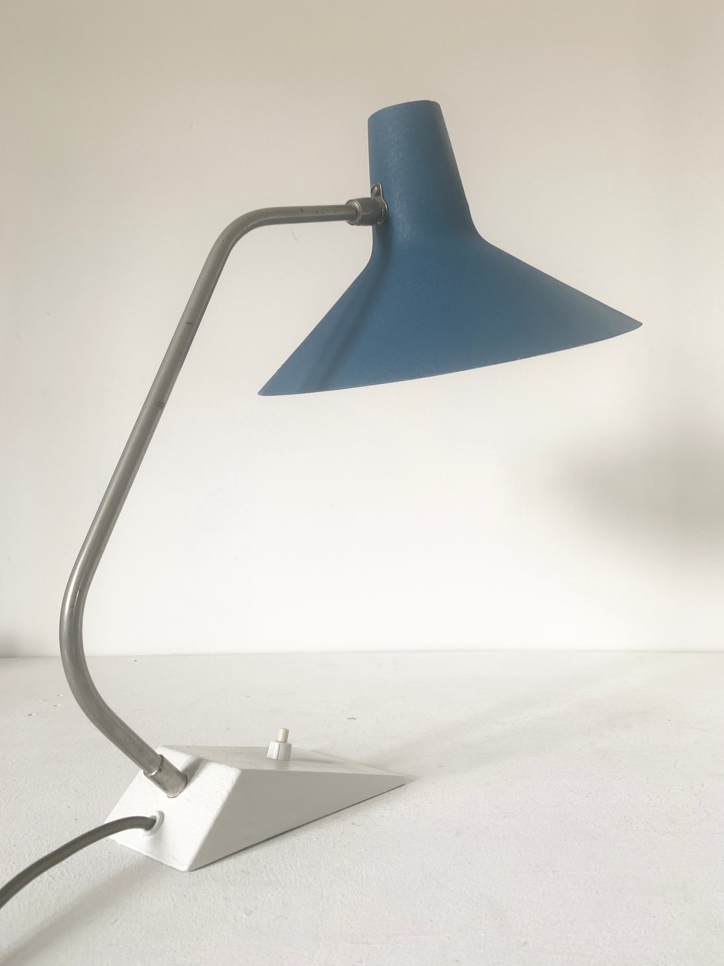 Mid Century Modern Saucer Shade Desk Lamp by SIS