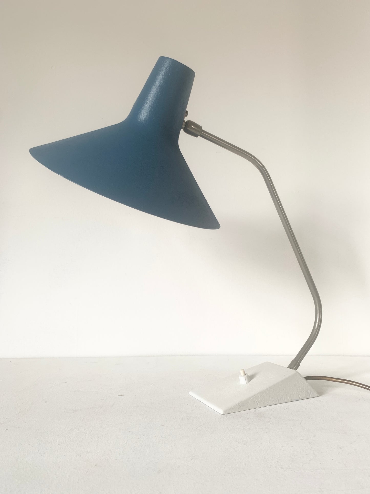 Mid Century Modern Saucer Shade Desk Lamp by SIS