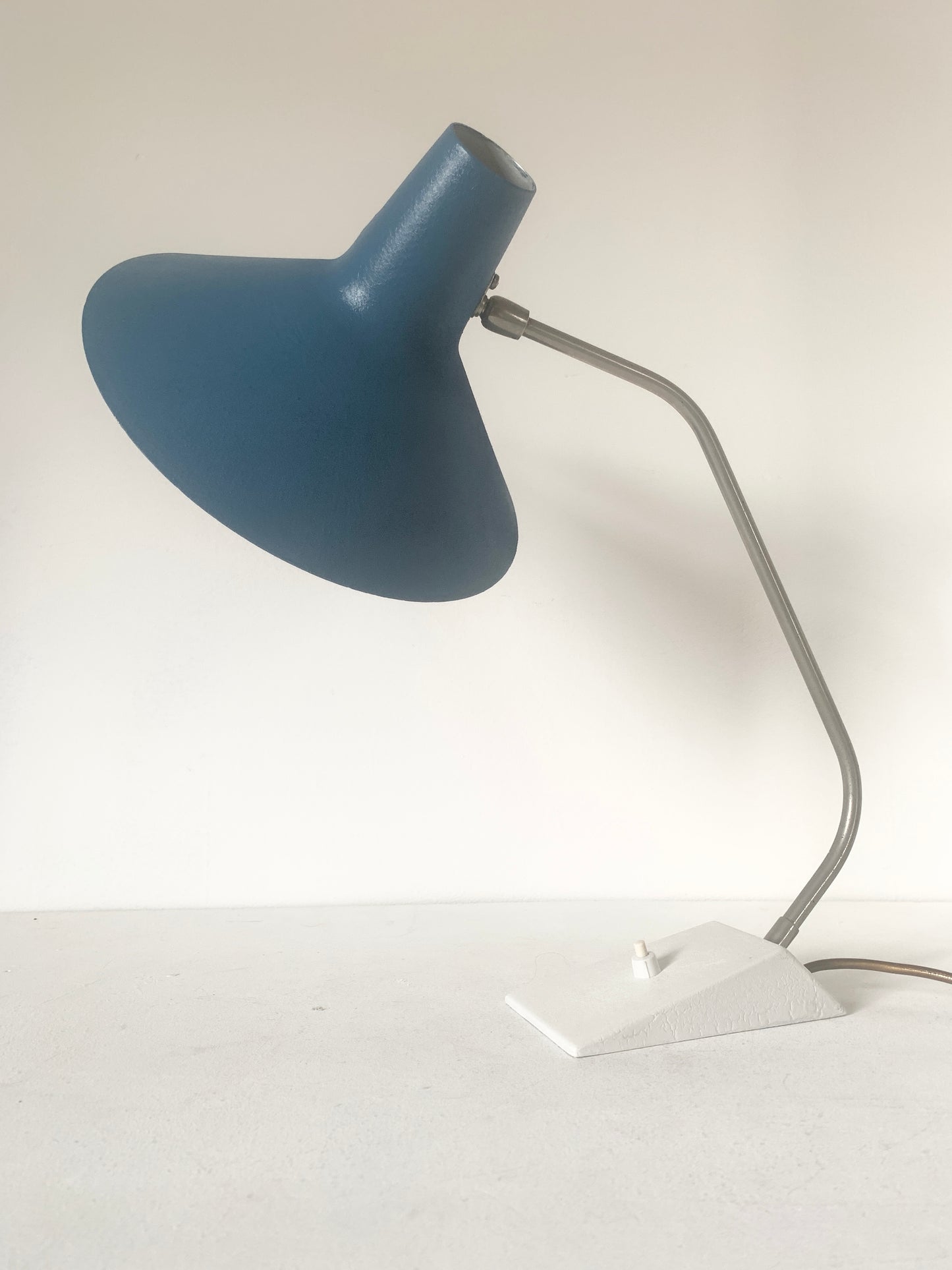 Mid Century Modern Saucer Shade Desk Lamp by SIS