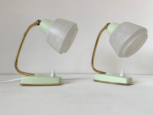 Pair Of Mid Century Modern Desk/Bedside Lamps