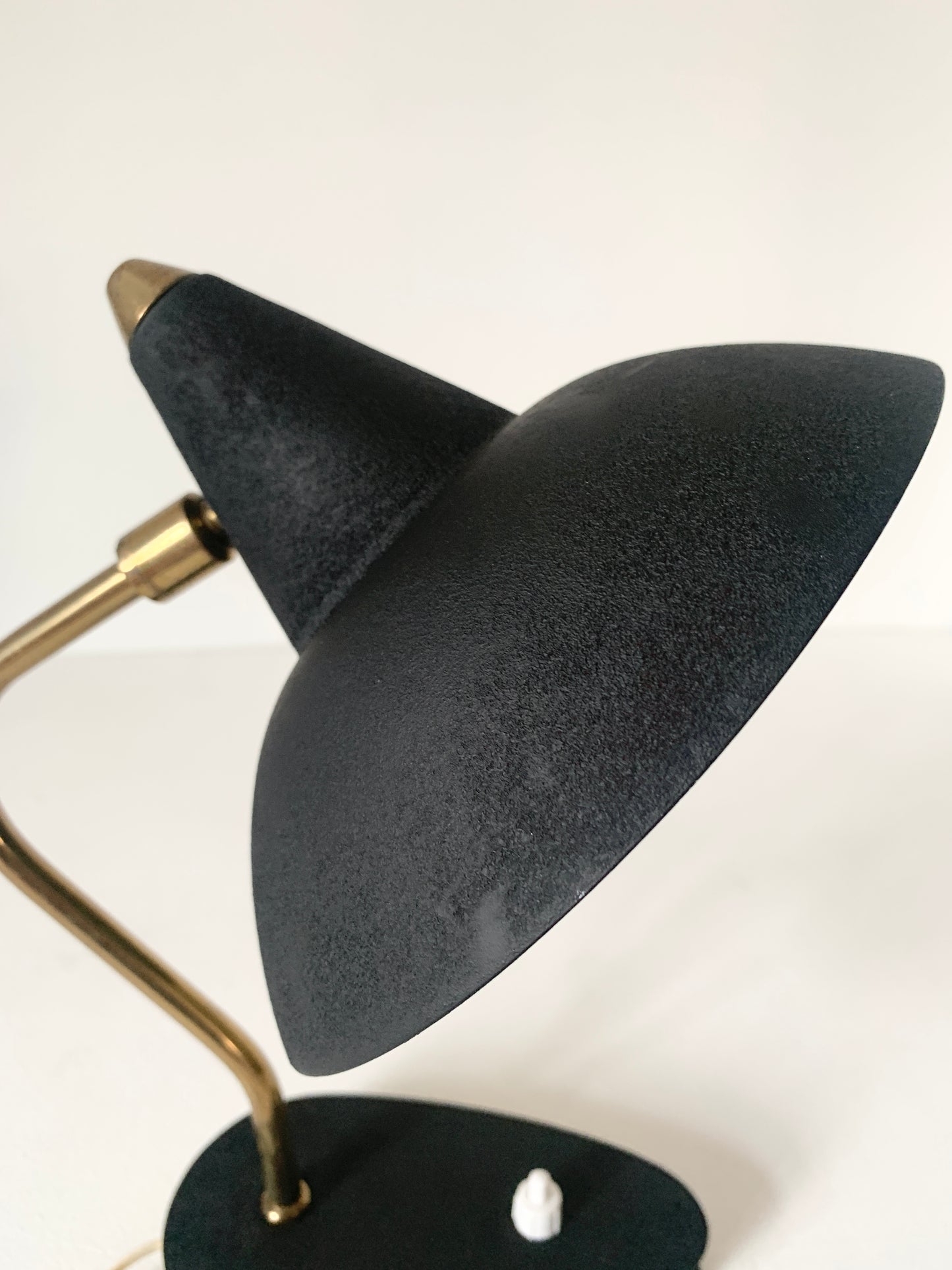 Mid Century Modern Witch Hat Shade Desk Lamp