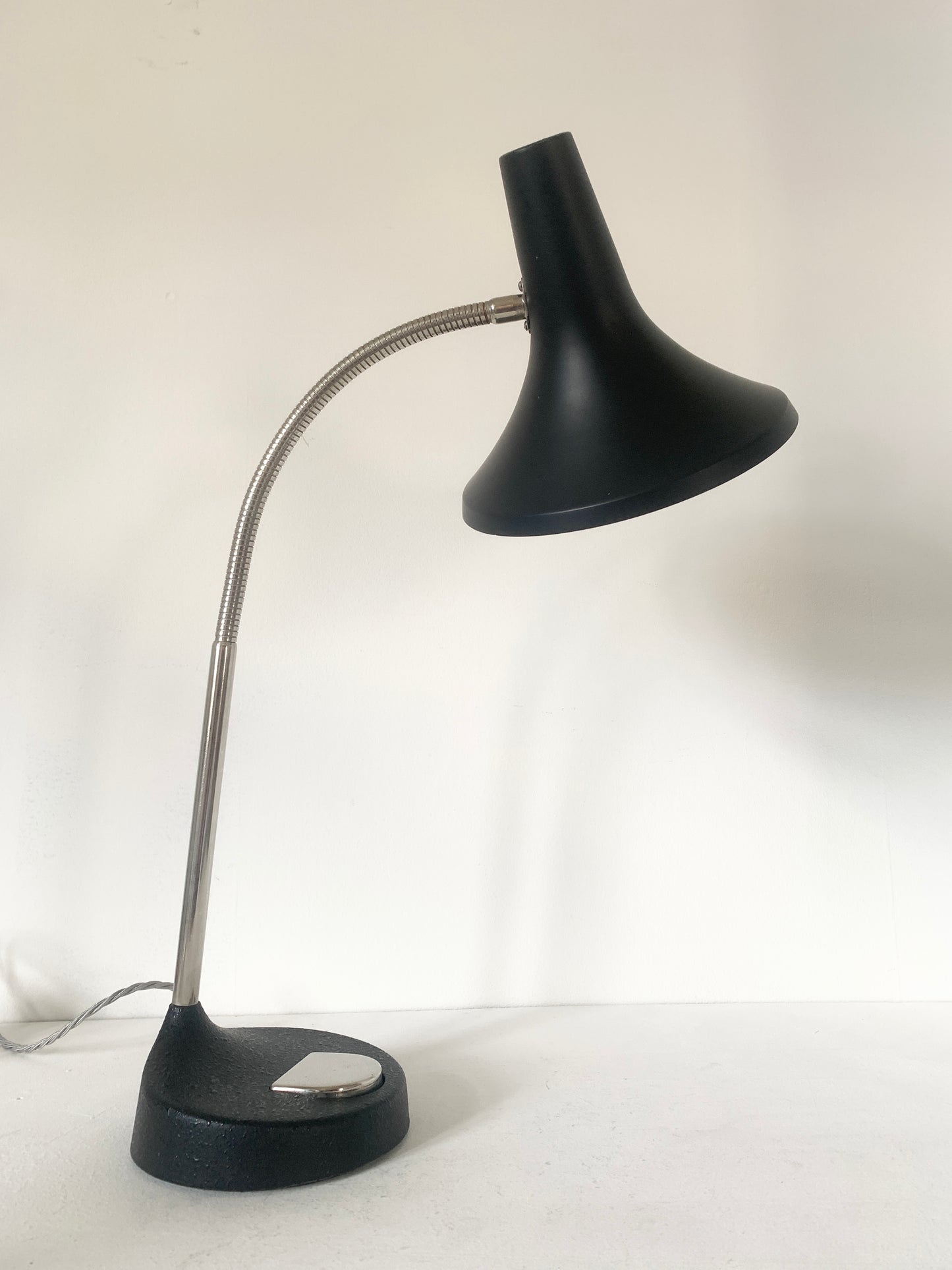 Mid Century Space Age Desk Lamp by Hillebrand