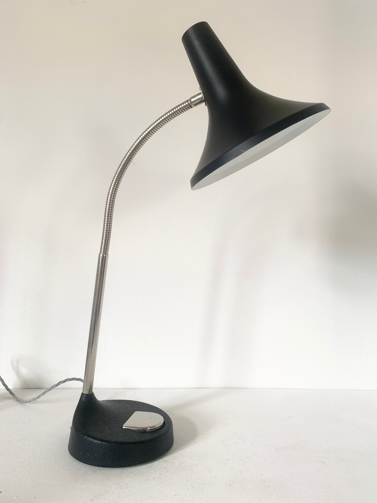 Mid Century Space Age Desk Lamp by Hillebrand