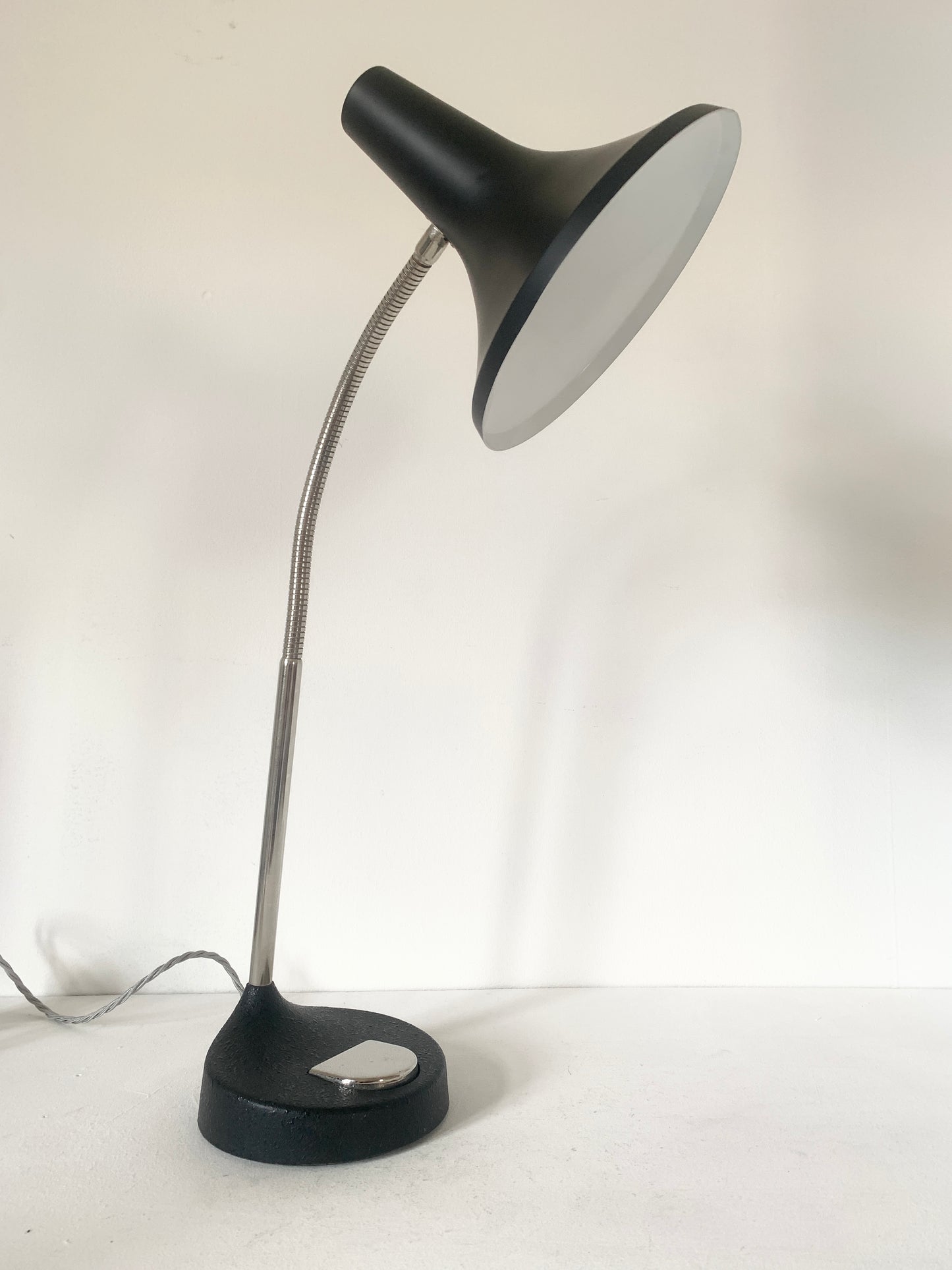 Mid Century Space Age Desk Lamp by Hillebrand