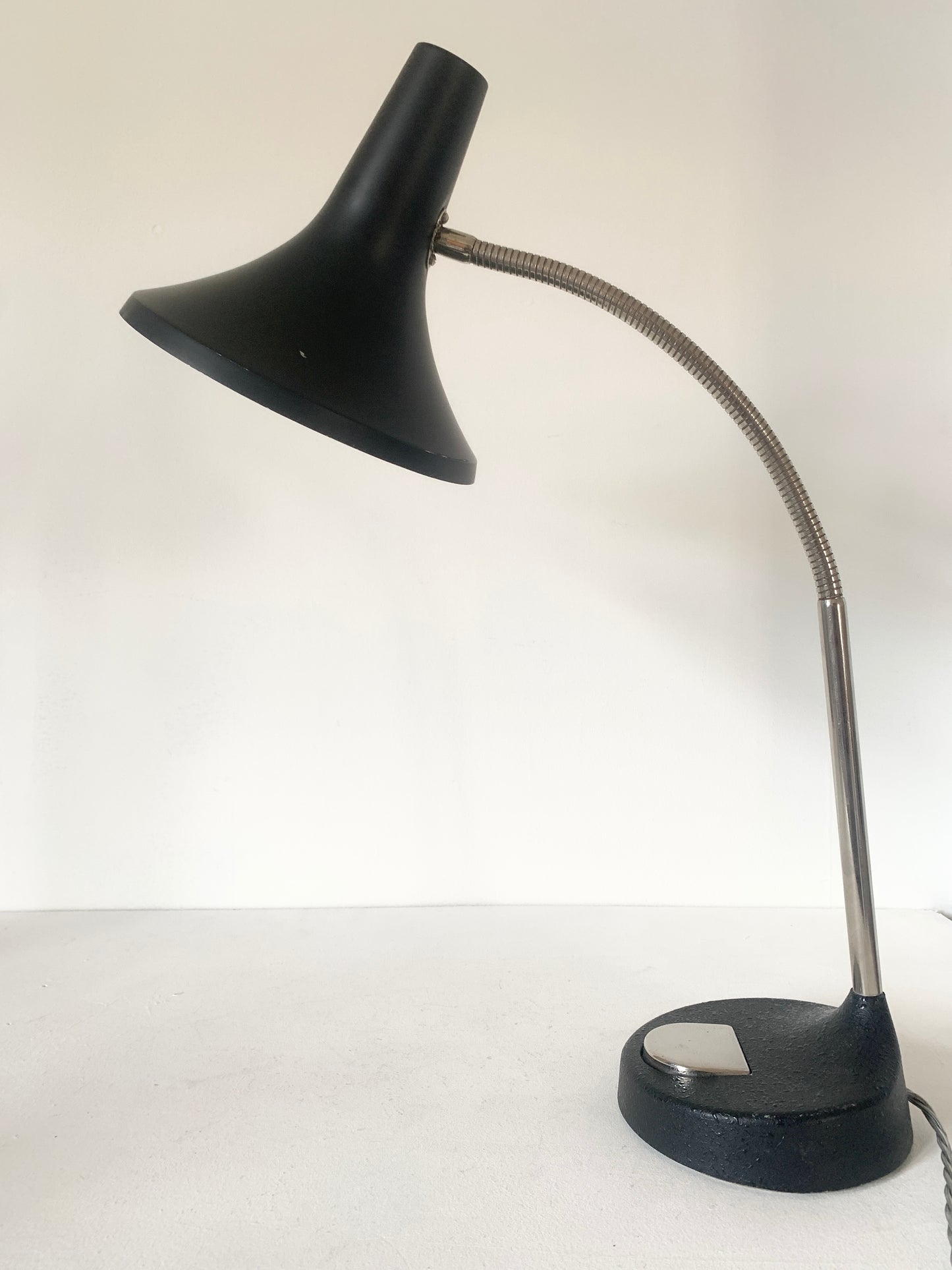 Mid Century Space Age Desk Lamp by Hillebrand