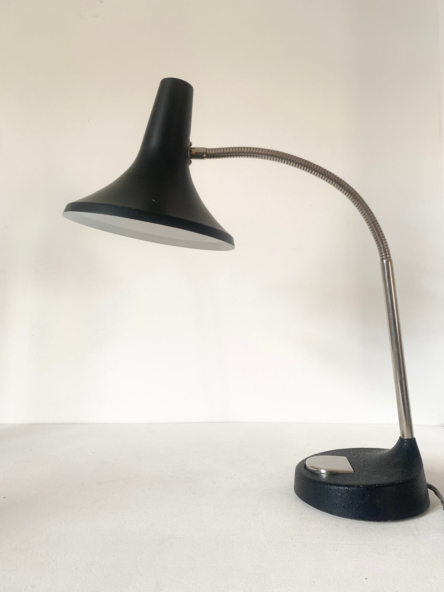 Mid Century Space Age Desk Lamp by Hillebrand