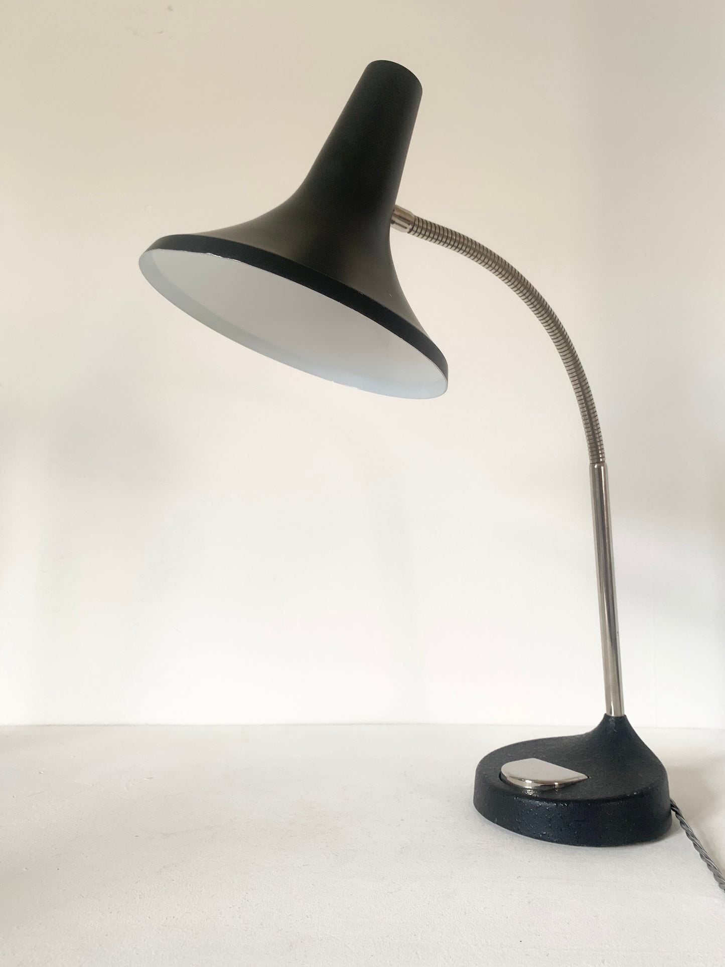 Mid Century Space Age Desk Lamp by Hillebrand