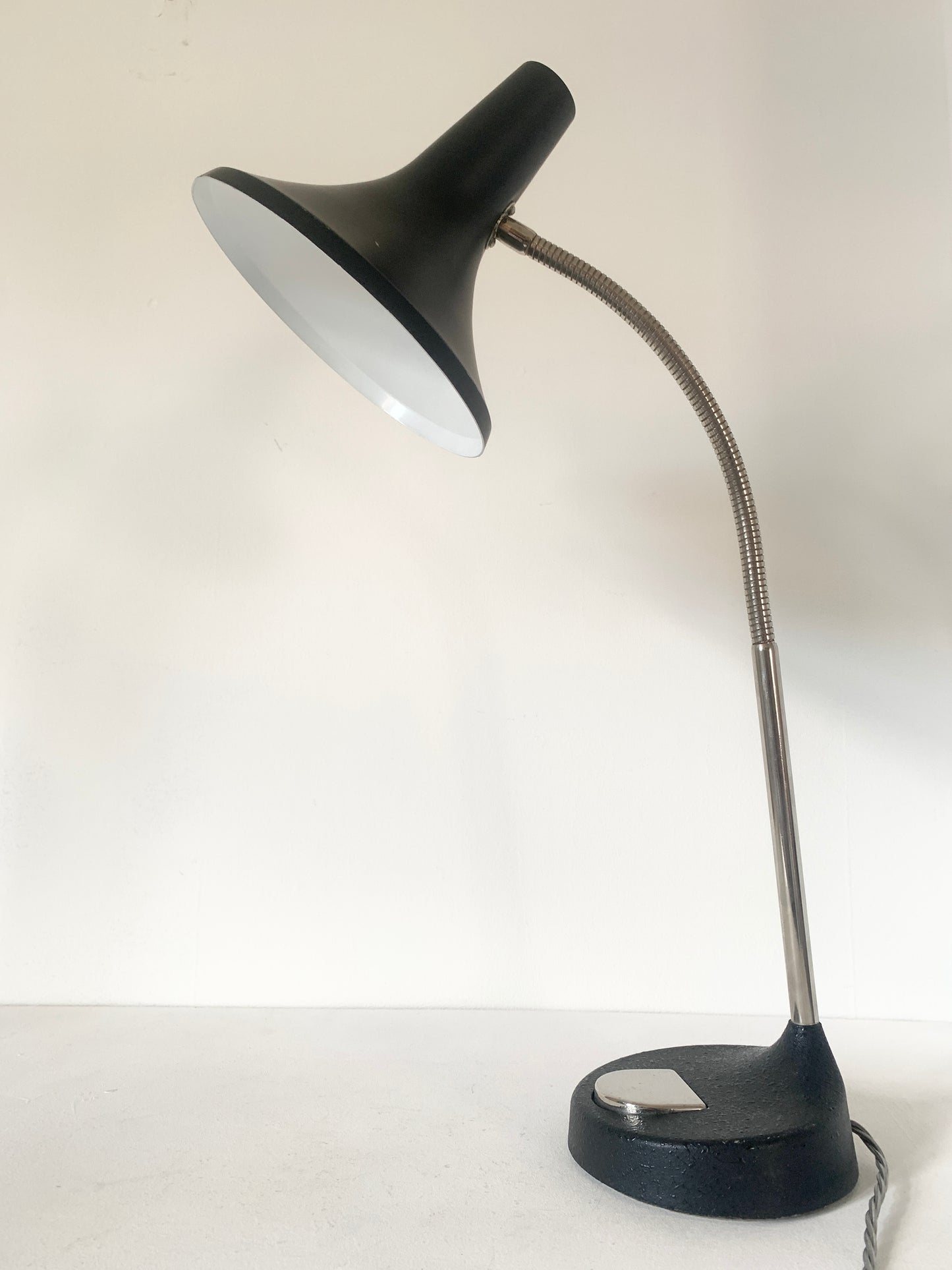 Mid Century Space Age Desk Lamp by Hillebrand