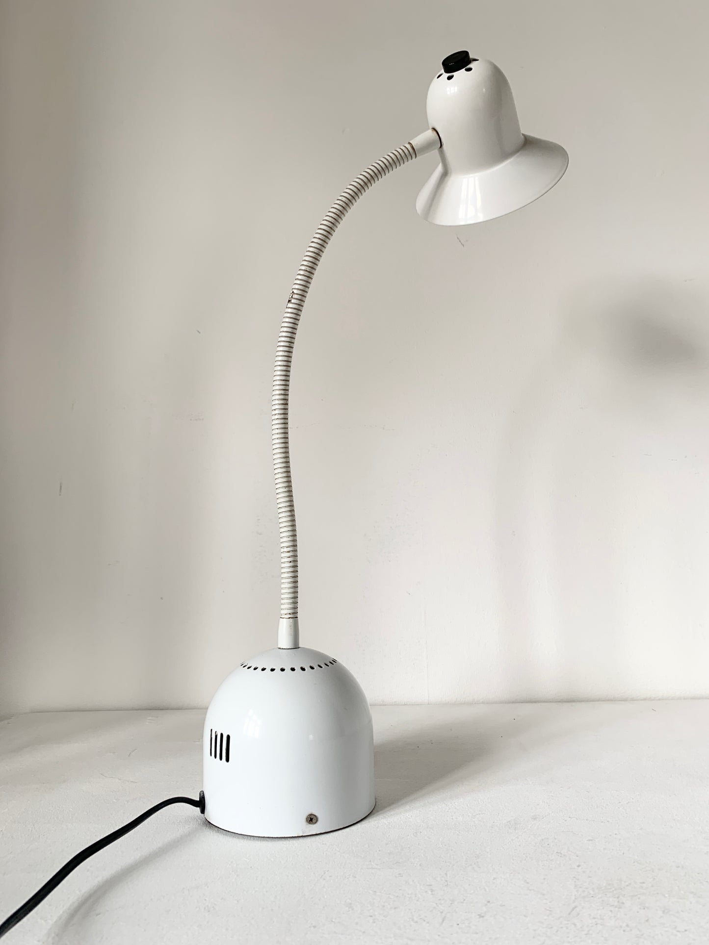 Postmodern White Flexi Desk Lamp By Stilplast