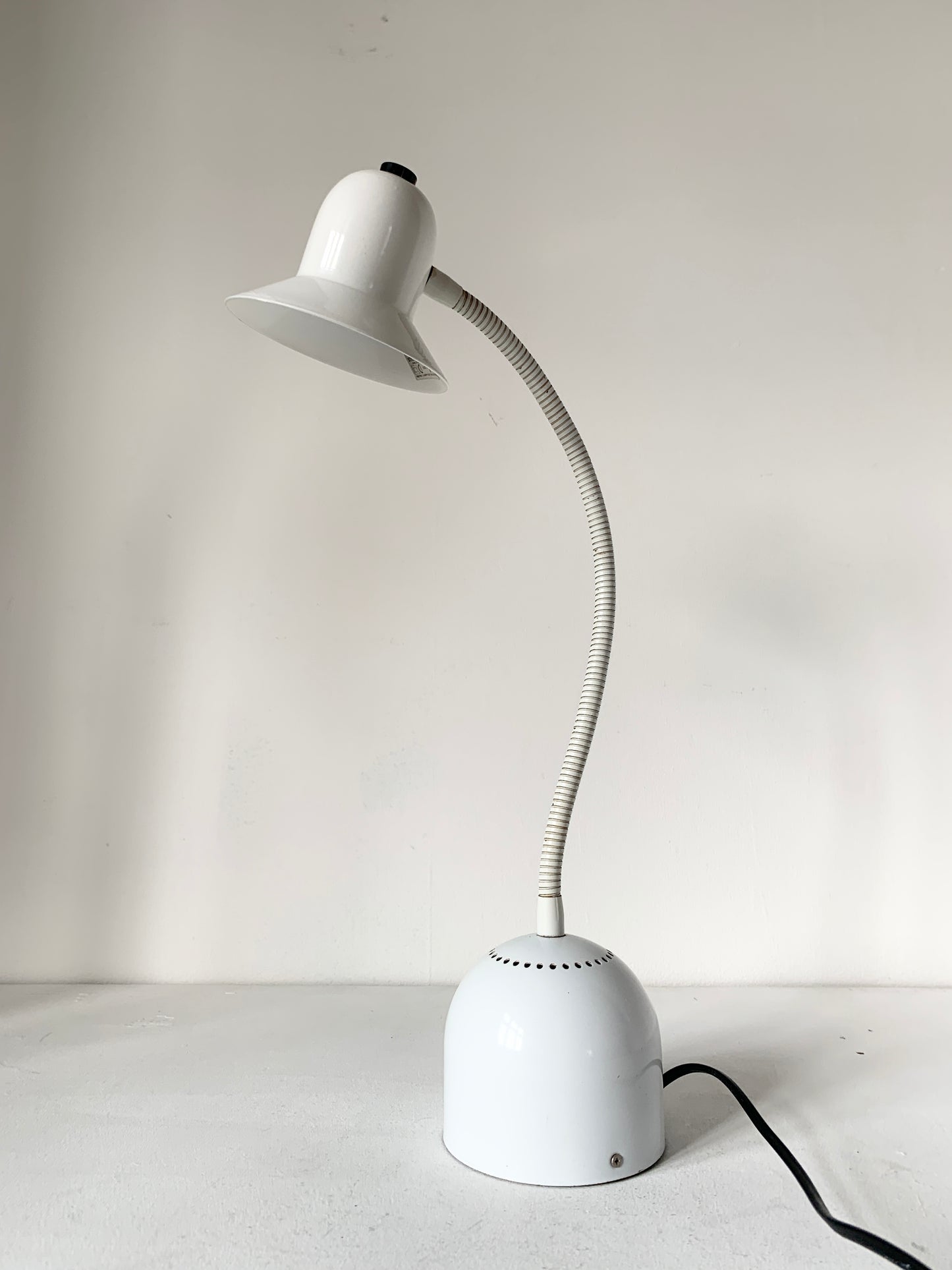 Postmodern White Flexi Desk Lamp By Stilplast