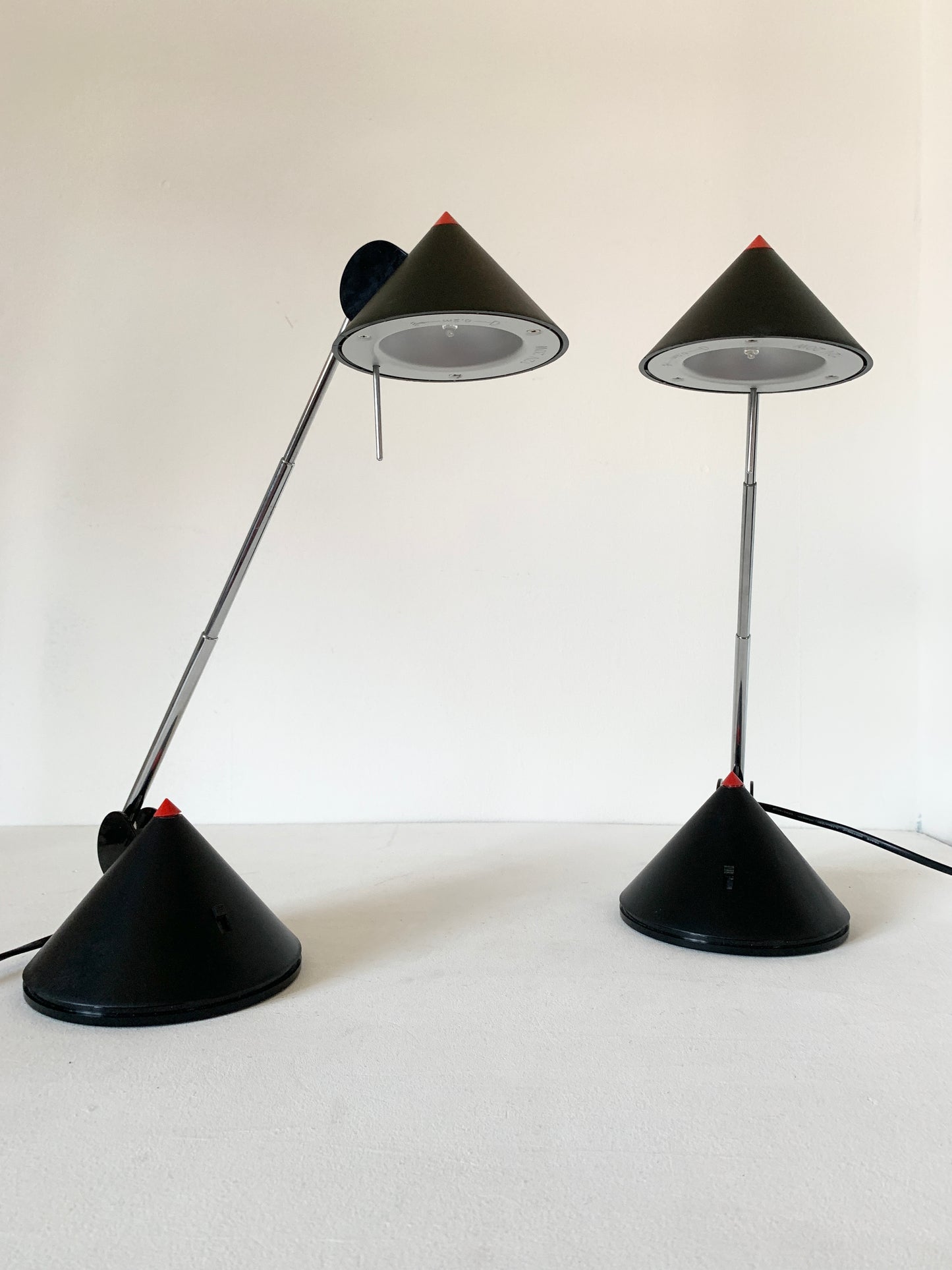 Pair of Postmodern Adjustable Desk Lamps by Brilliant Leuchten