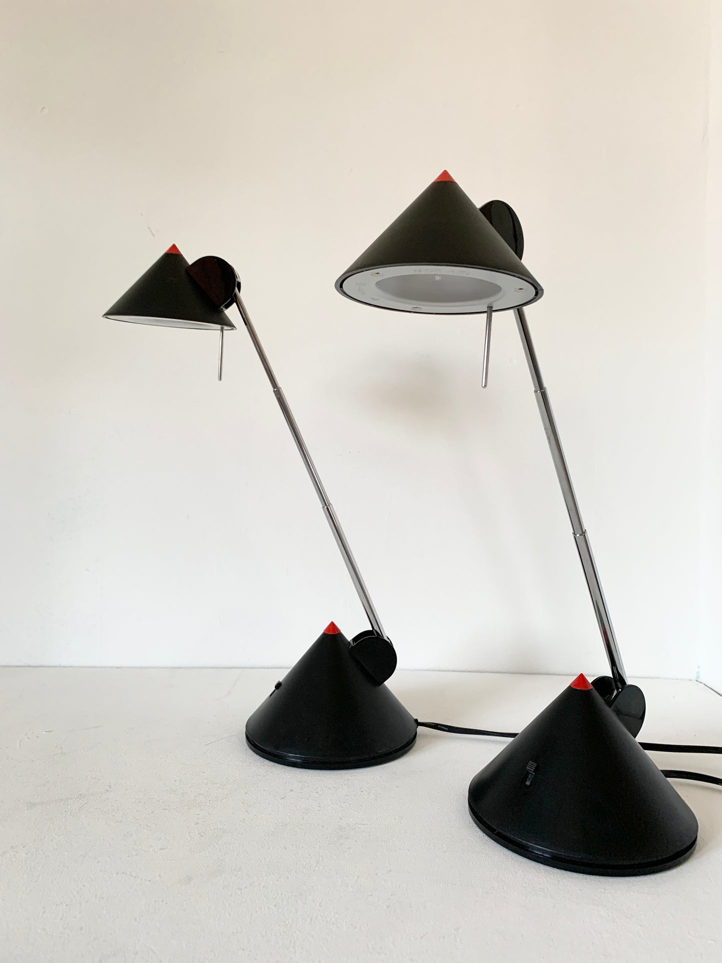 Pair of Postmodern Adjustable Desk Lamps by Brilliant Leuchten