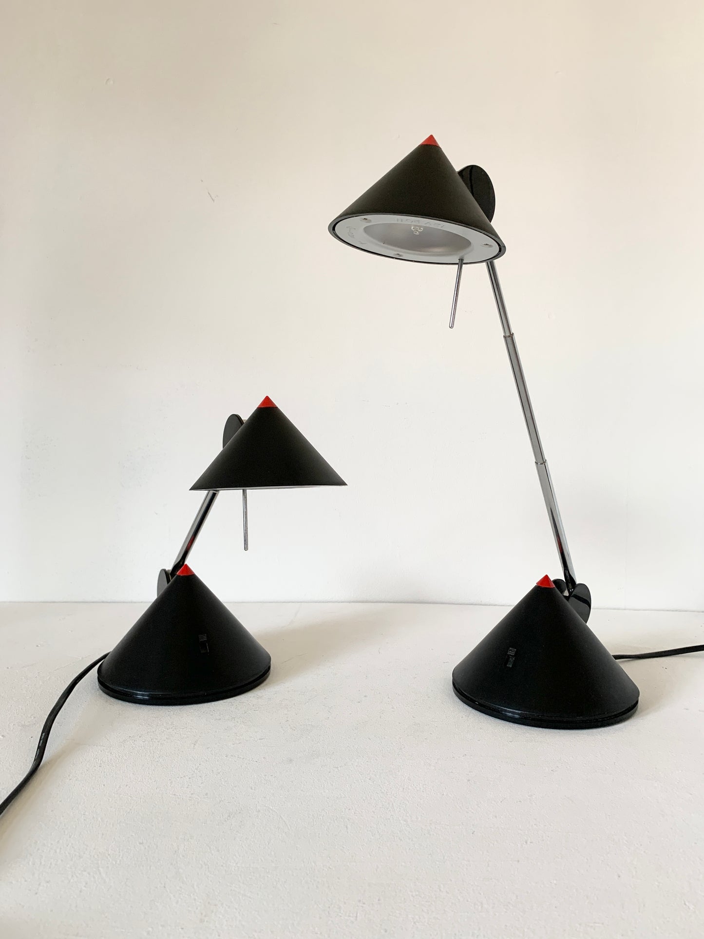 Pair of Postmodern Adjustable Desk Lamps by Brilliant Leuchten