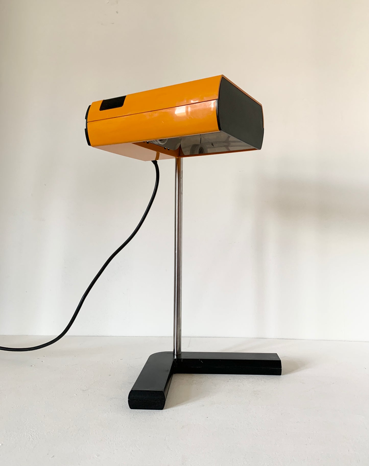 Space Age Orange Table Lamp by Jean-René Tallop