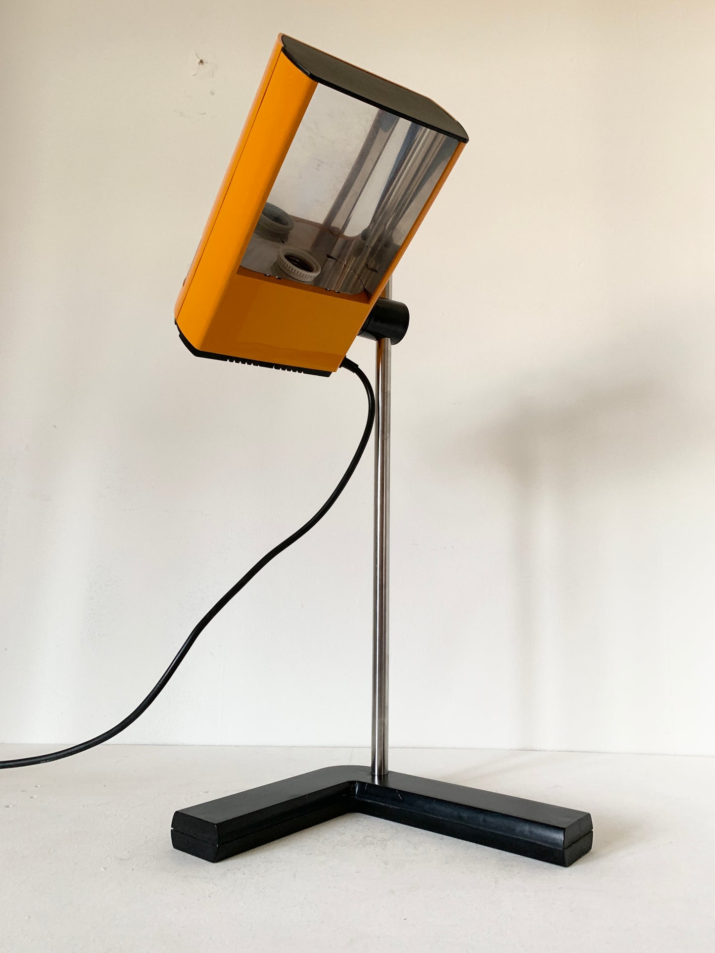 Space Age Orange Table Lamp by Jean-René Tallop