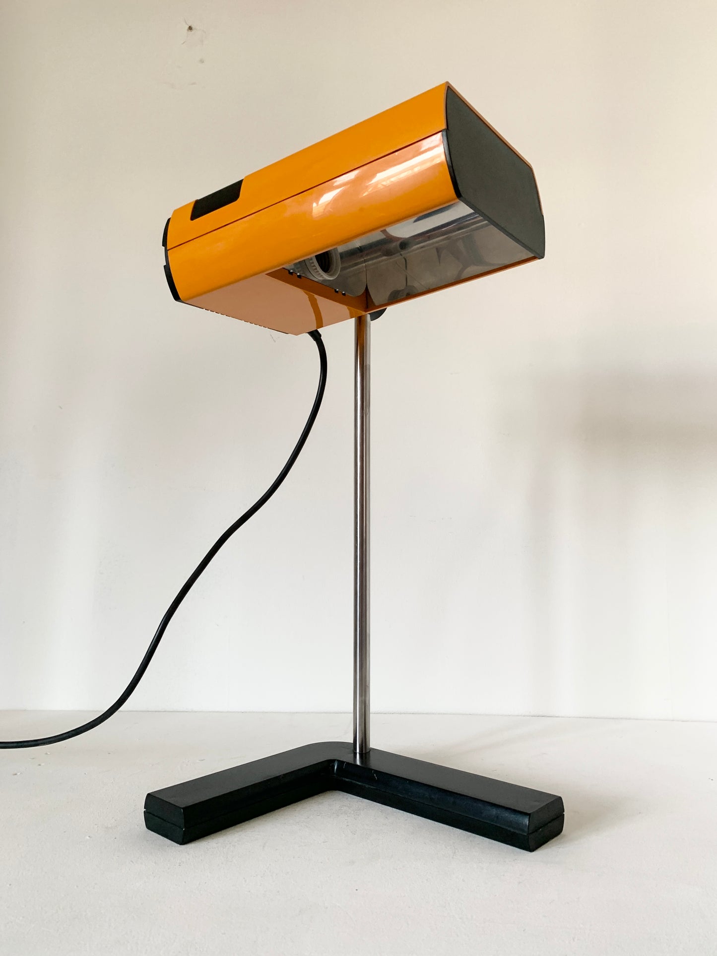 Space Age Orange Table Lamp by Jean-René Tallop