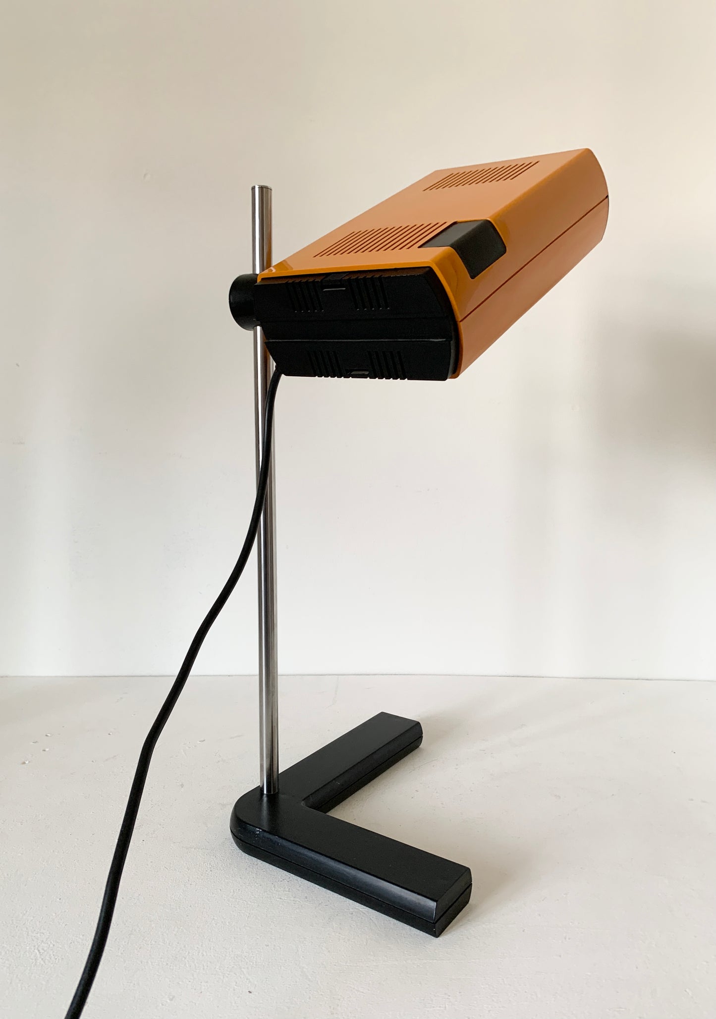 Space Age Orange Table Lamp by Jean-René Tallop