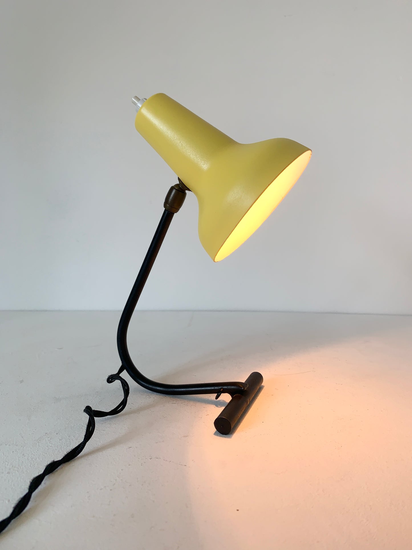 Mid Century Adjustable Tripod Desk Lamp