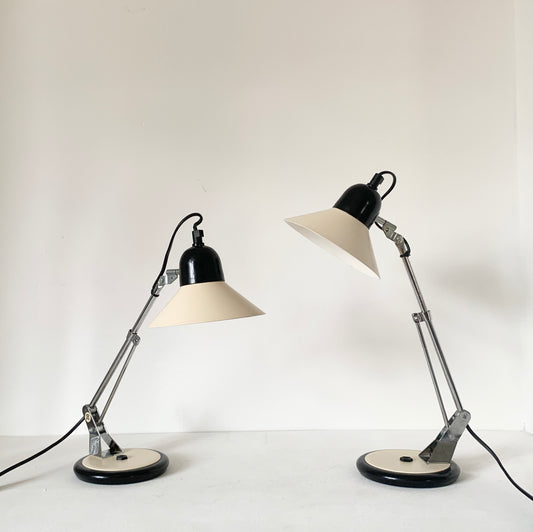 Pair of Postmodern Adjustable Desk Lamps