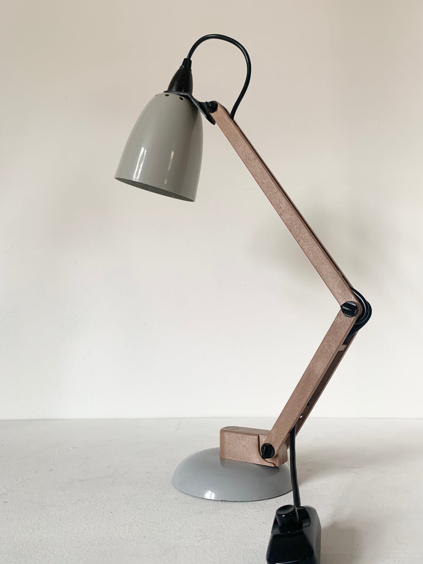 Vintage Grey Maclamp Desk Lamp