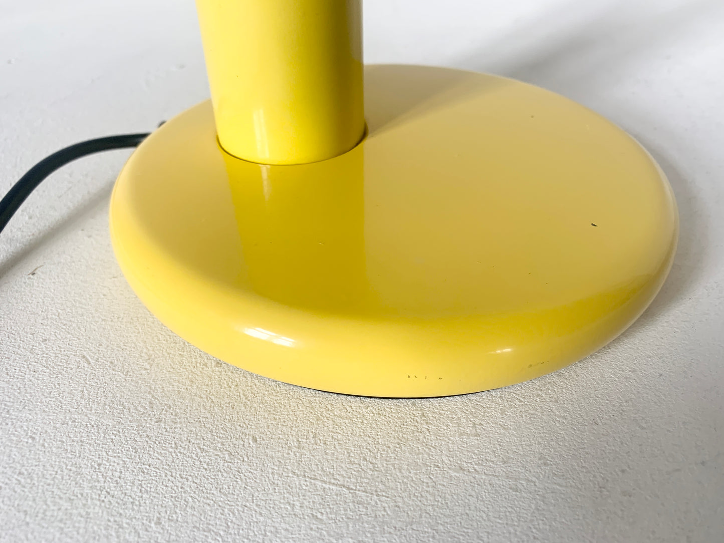 Mid Century Space Age Yellow Tubular Desk Lamp