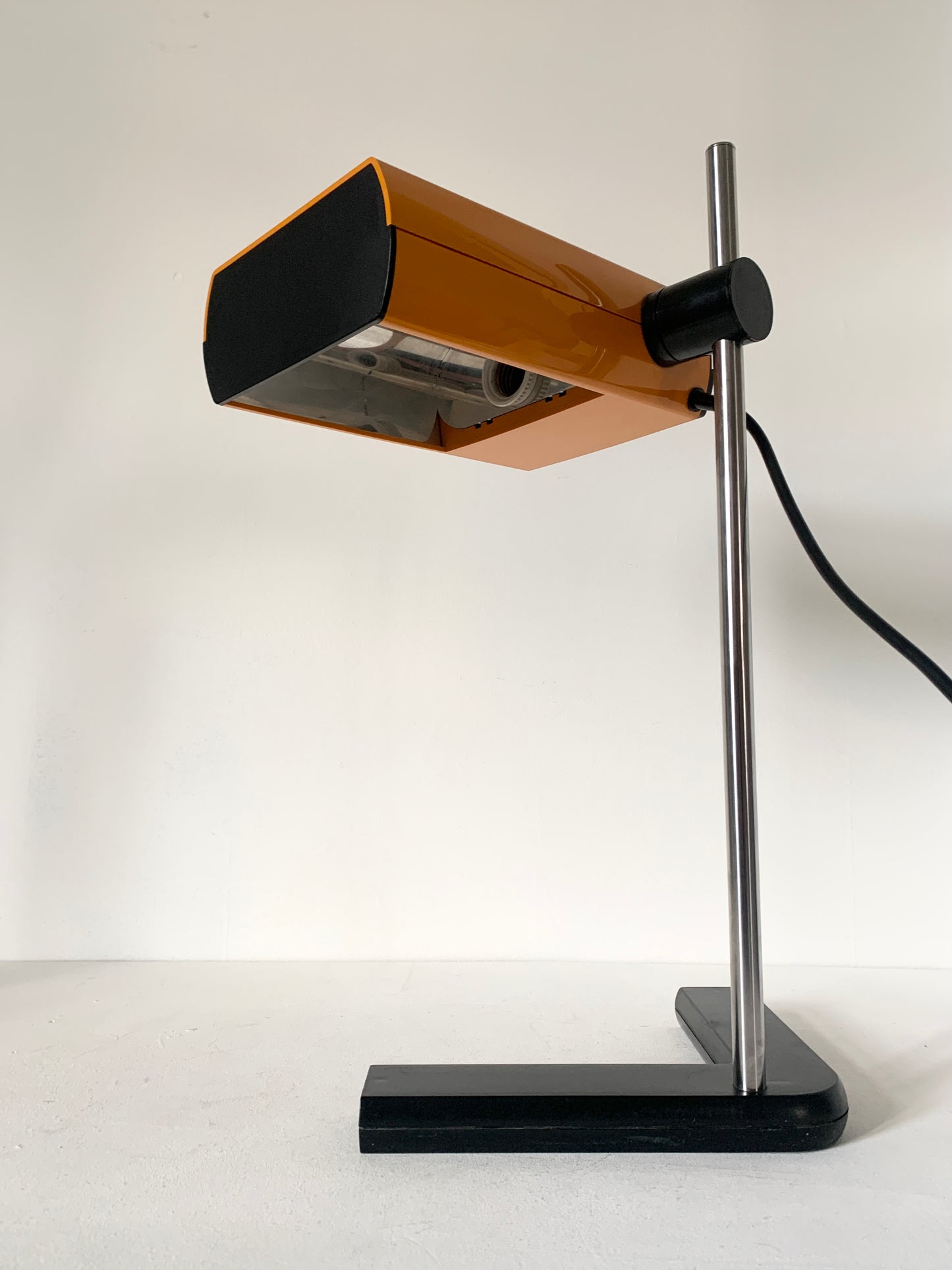 Space Age Orange Table Lamp by Jean-René Tallop