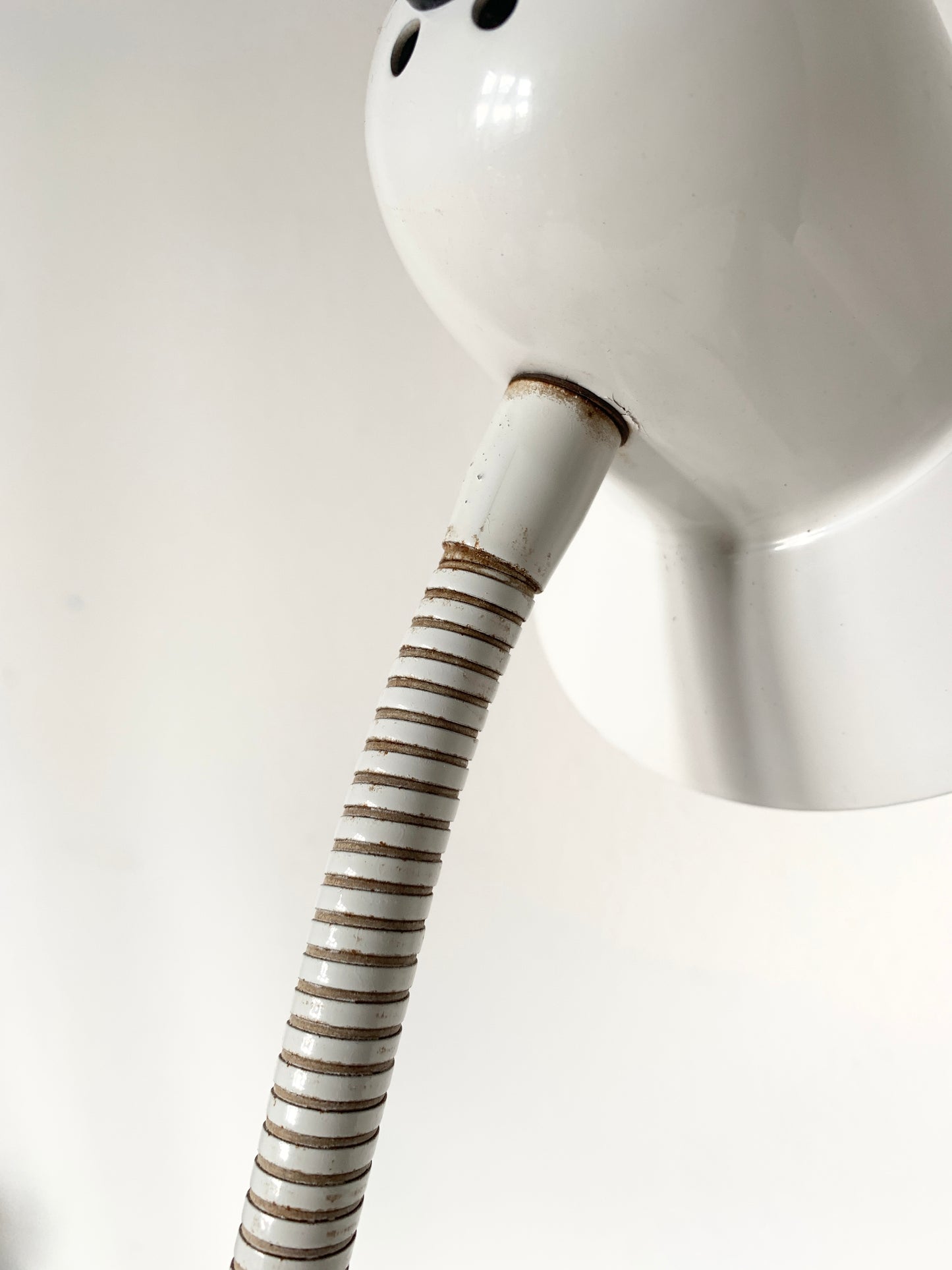 Postmodern White Flexi Desk Lamp By Stilplast