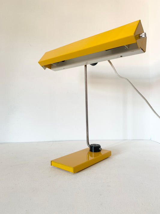 Mid Century Yellow Space Age Desk lamp